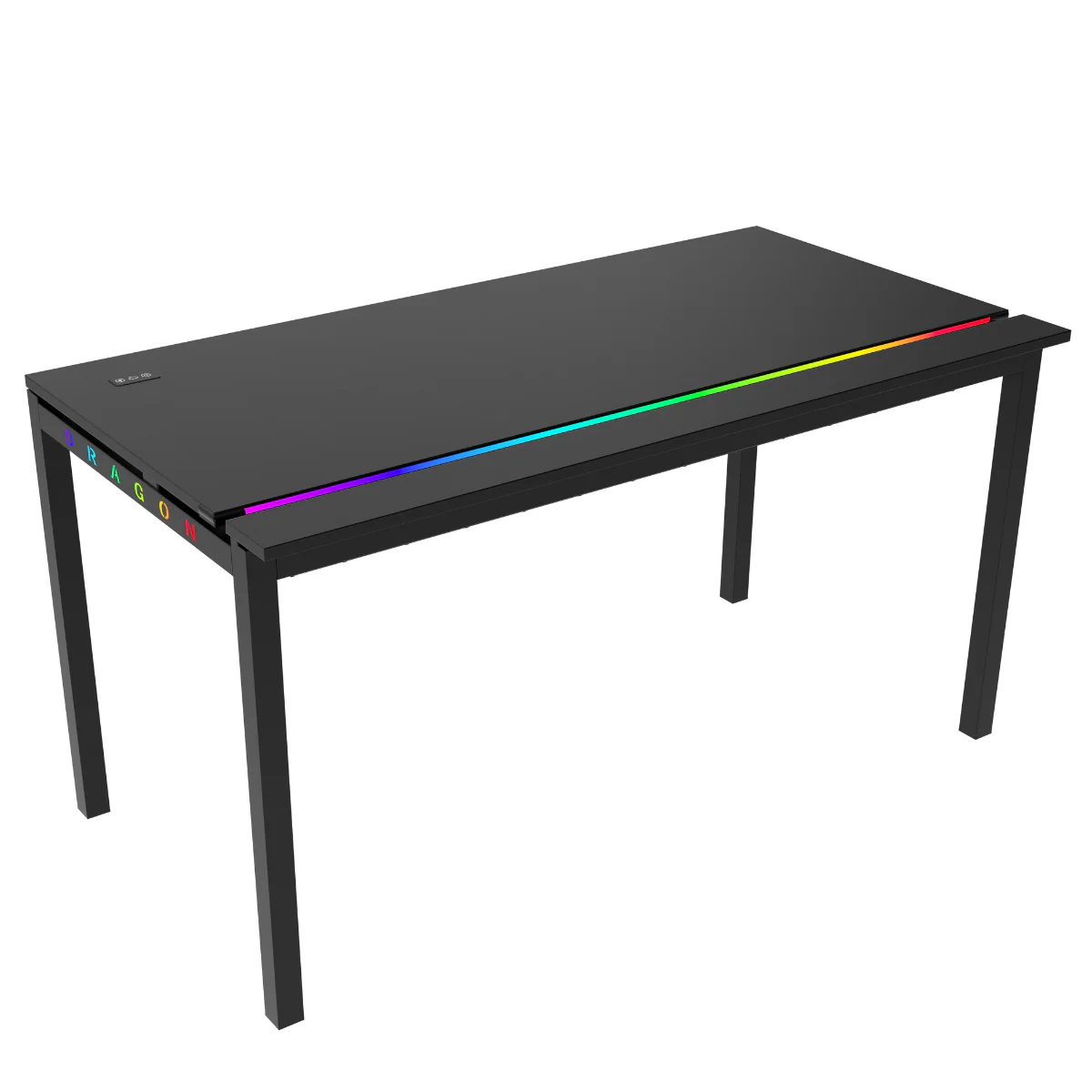שולחן גיימינג Dragon Magma RGB Dlx שחור - Image 4