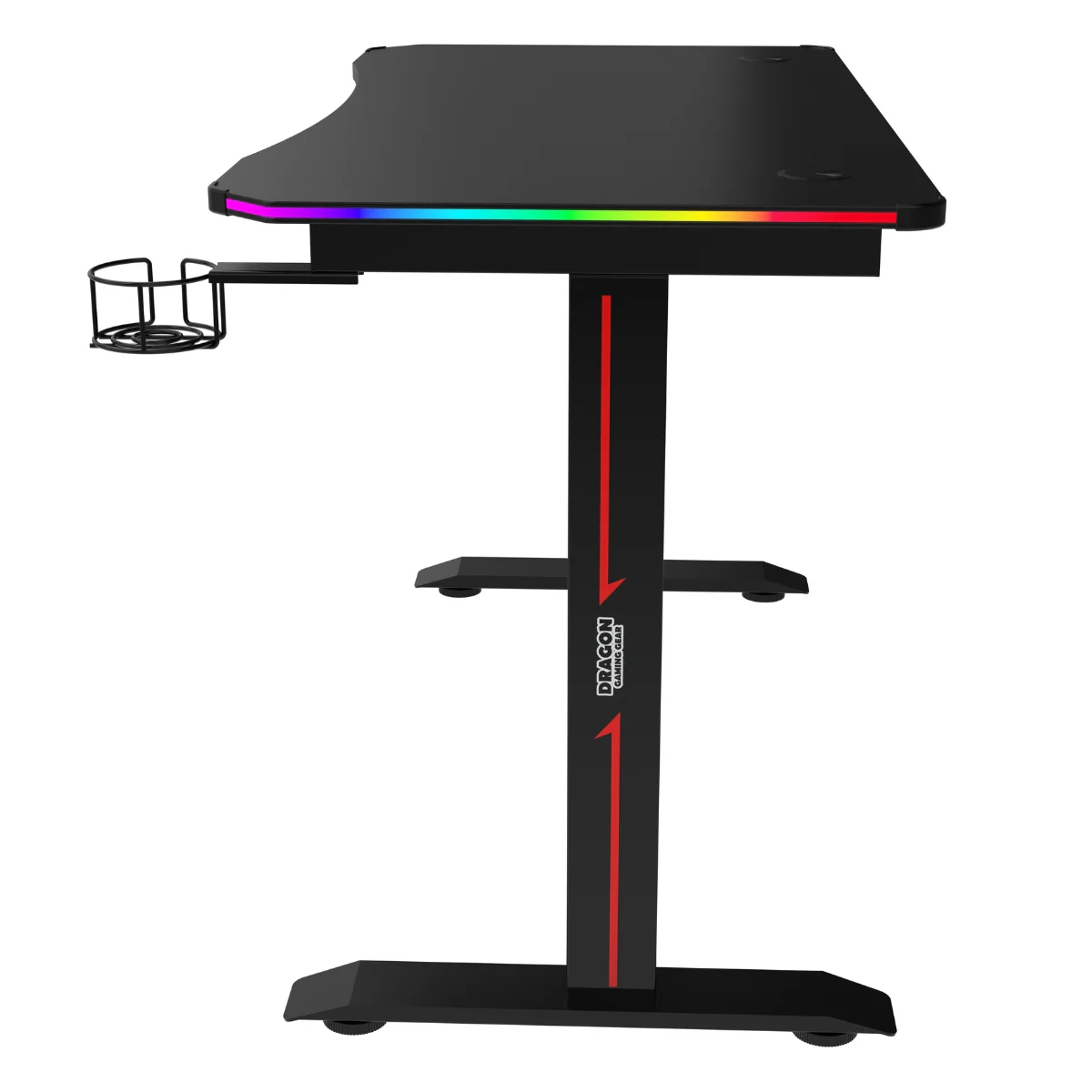 שולחן גיימינג Dragon RGB שחור - Image 4