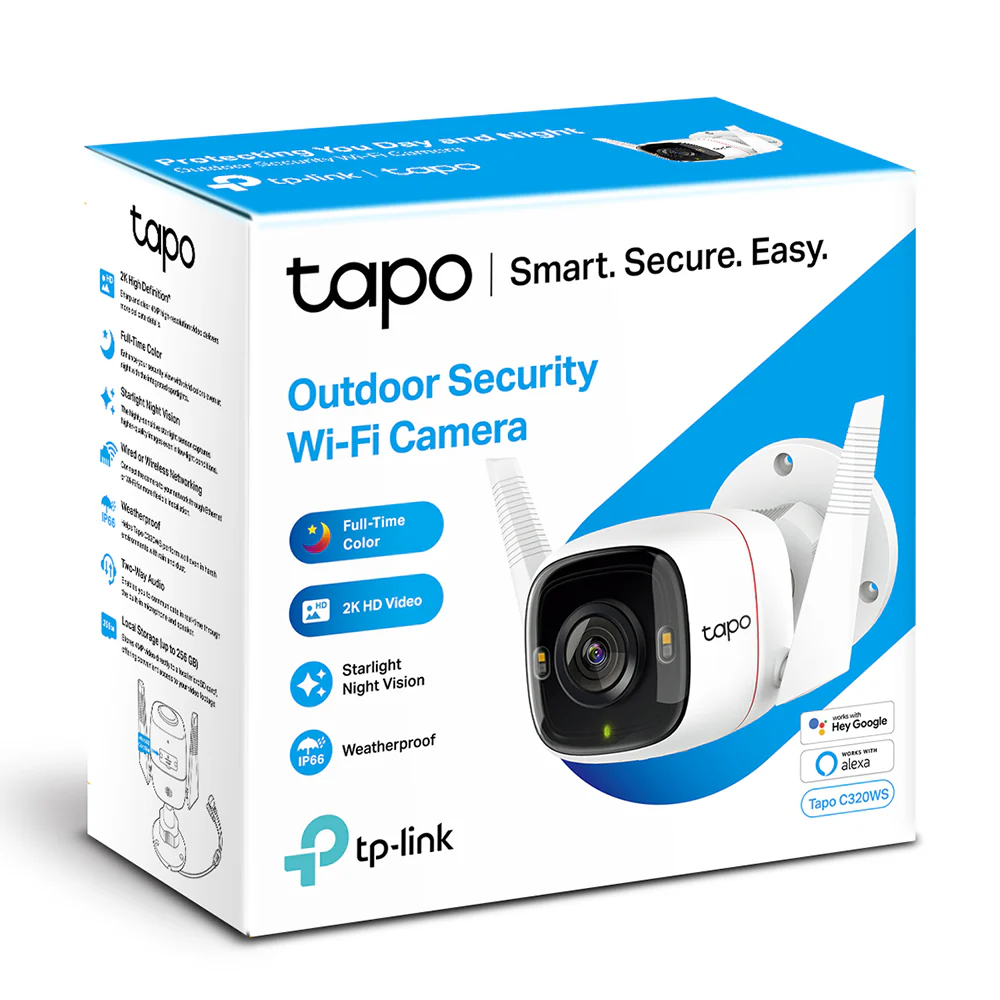 מצלמה אלחוטית חיצונית עם זיהוי תנועה חכמה Tapo C320WS Tp-Link - Image 4