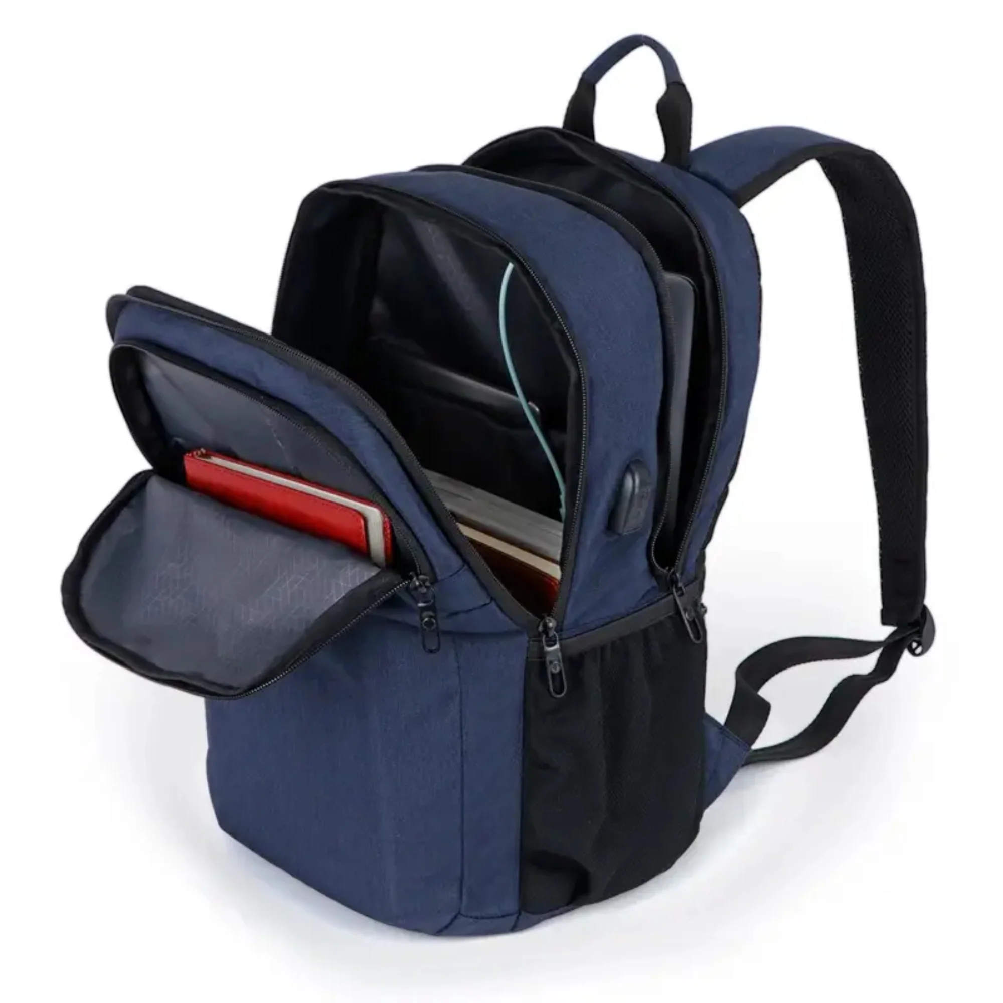 תיק גב למחשב 16" Biberstein Swiss Digital כחול - Image 8