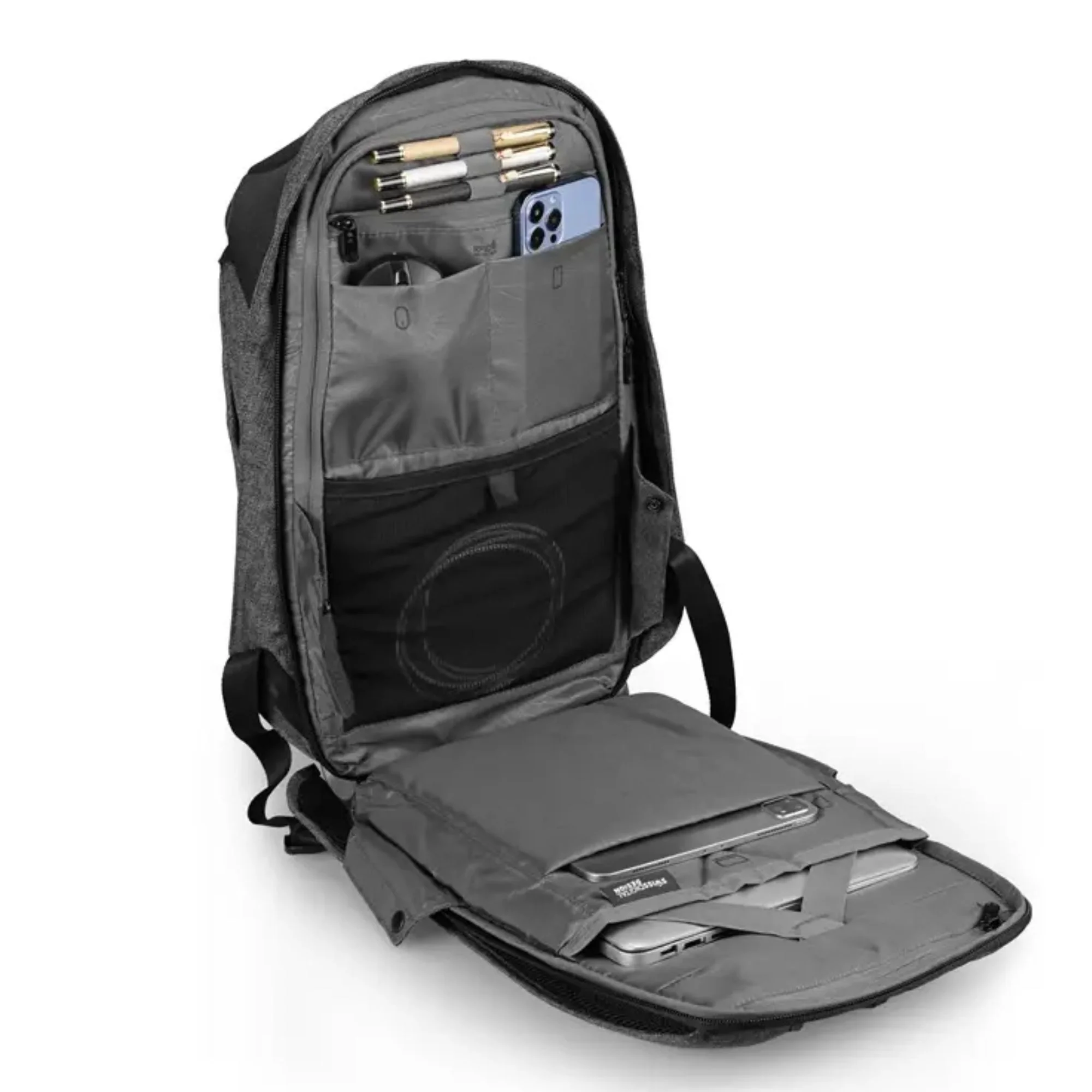 תיק גב למחשב 16" Swiss Digital Cosmo שחור אפור - Image 7