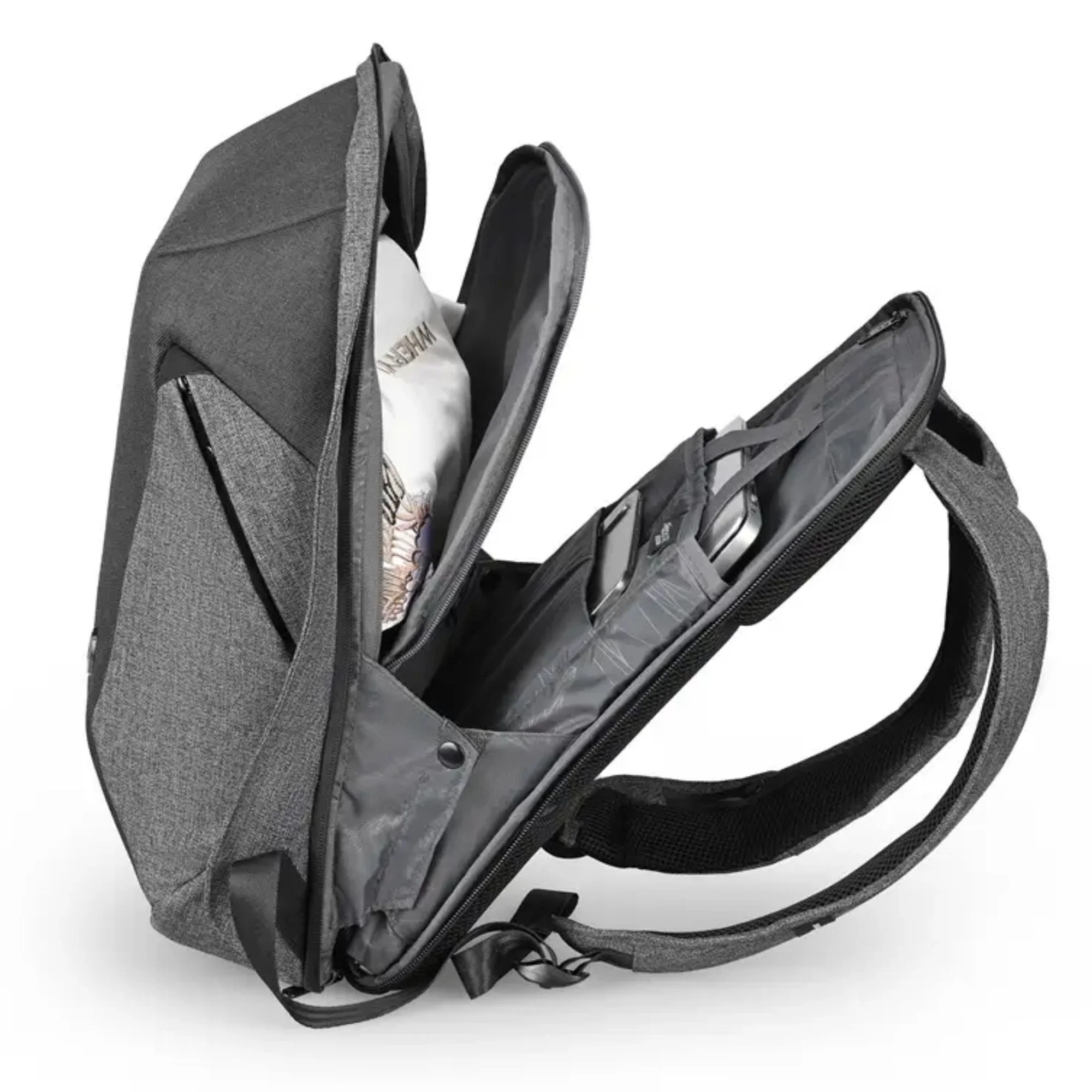 תיק גב למחשב 16" Swiss Digital Cosmo שחור אפור - Image 8