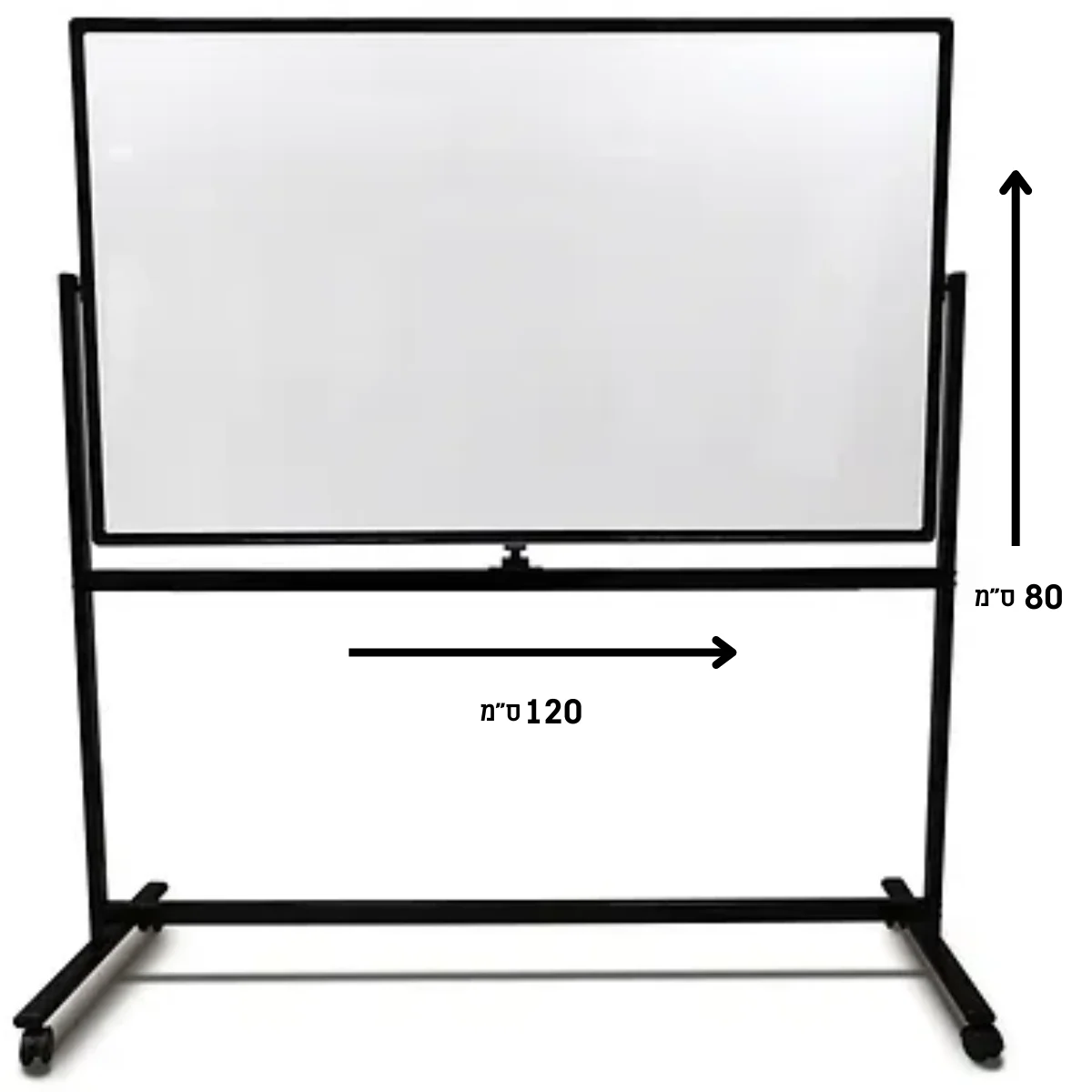 לוח נייד דו צדדי 80\120 ס"מ Slim Bclear