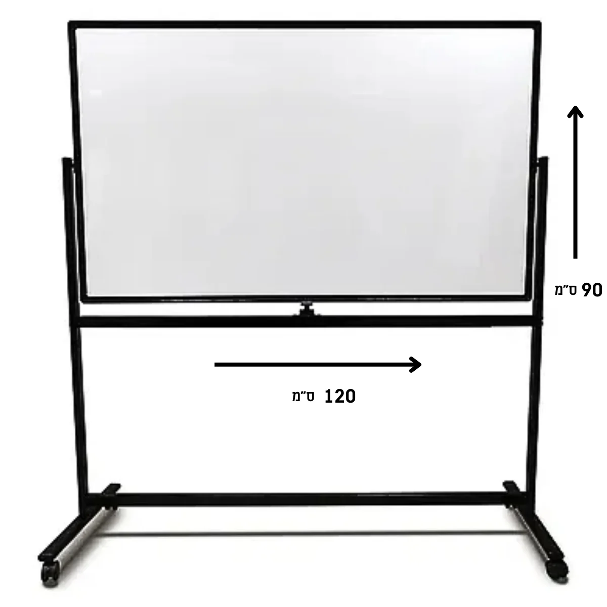 לוח נייד דו צדדי 120/90 ס"מ -  Slim Bclear