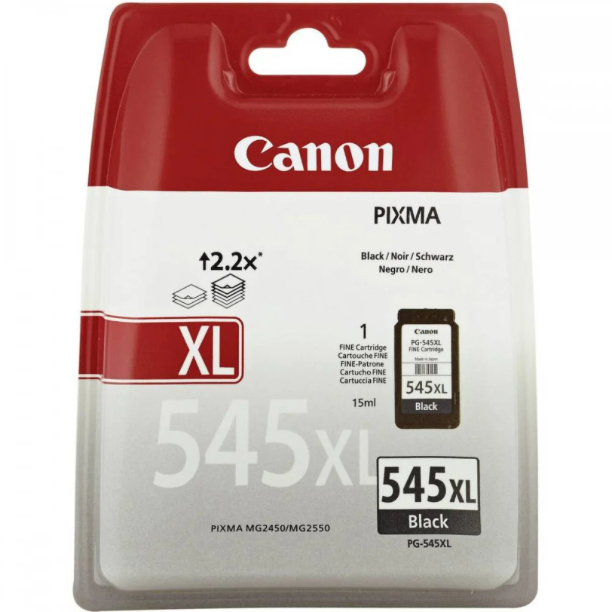 ראש דיו שחור Canon PG-545XL