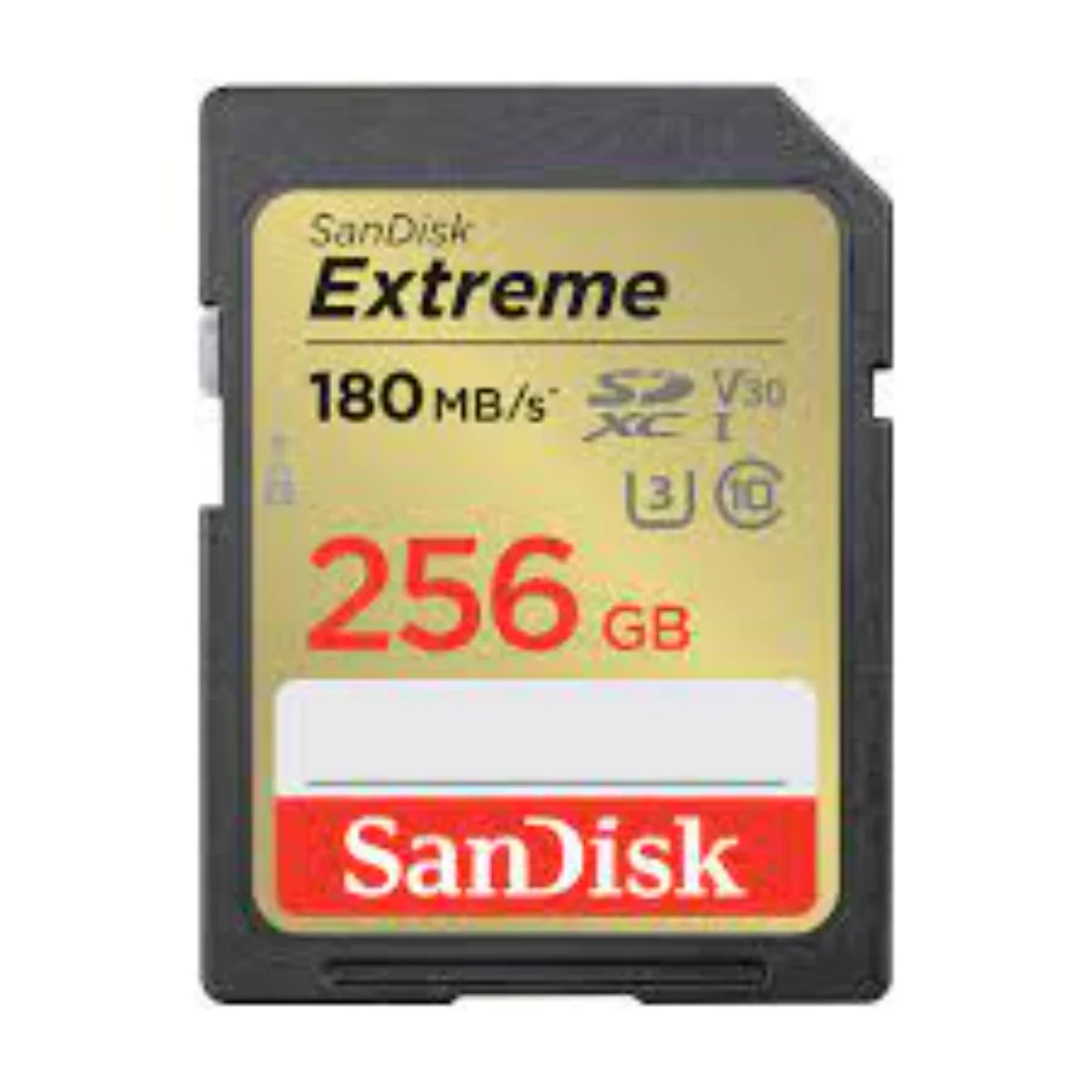 כרטיס זיכרון SanDisk Extreme SD EX 4K 180MB/s V30 256GB