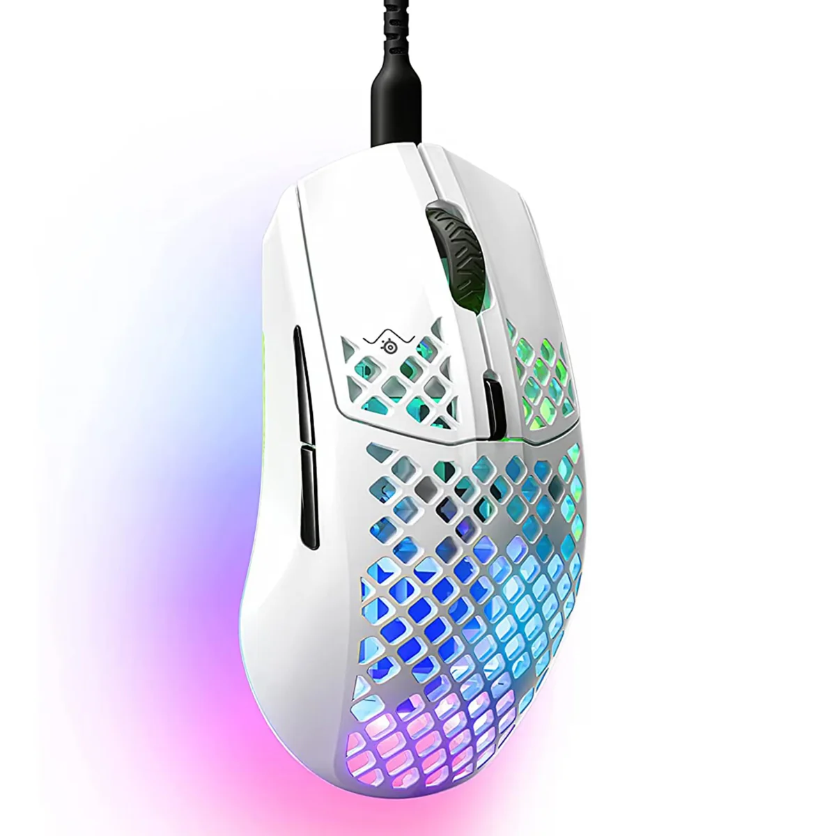 עכבר גיימינג SteelSeries Aerox 3 לבן - Image 2