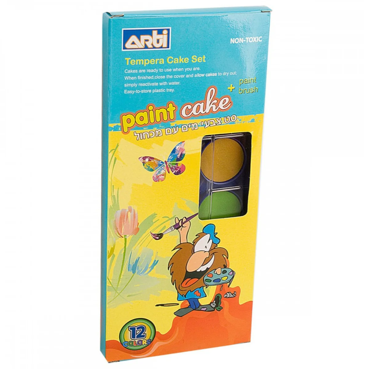 Arti סט 12 צבעי מים