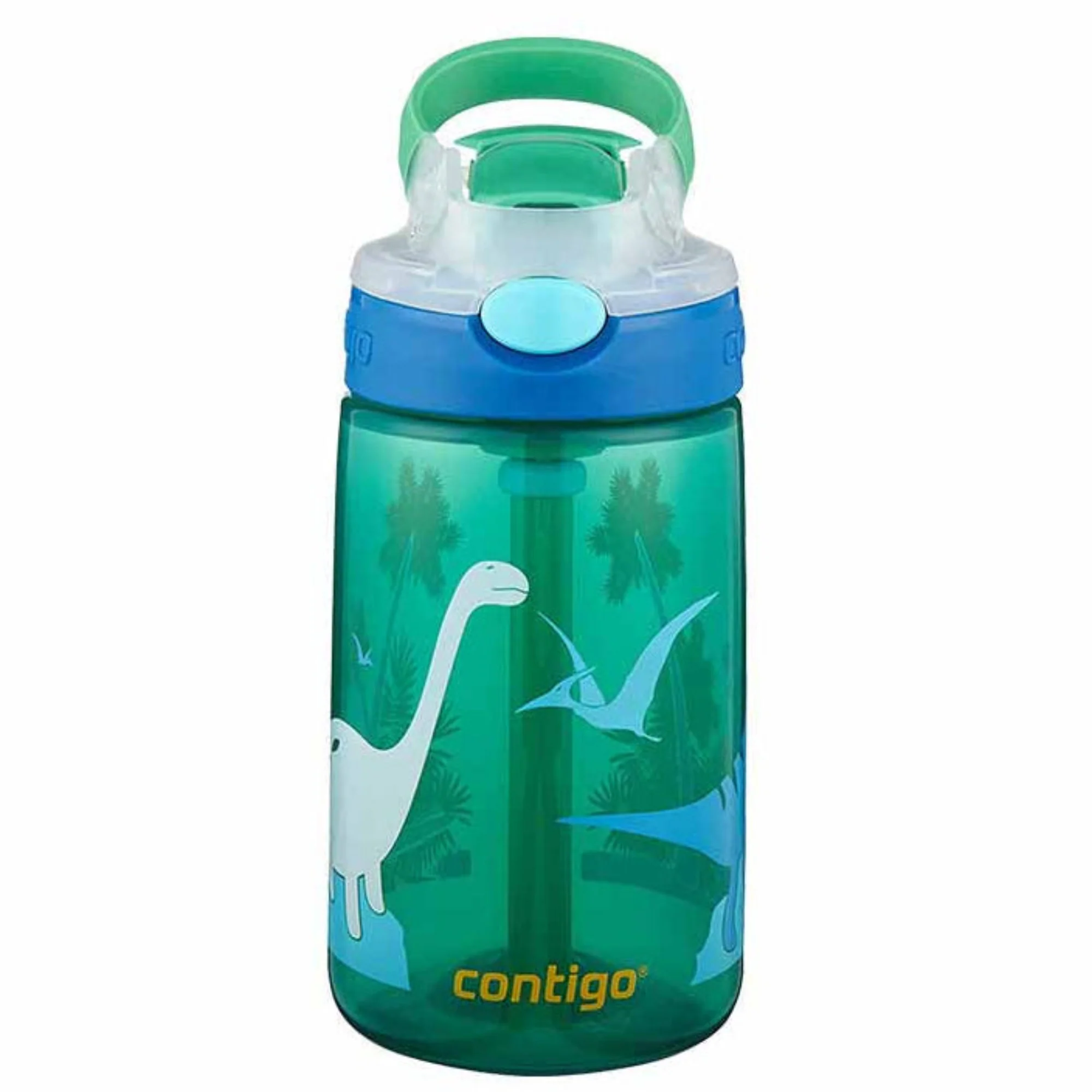 בקבוק שתייה לילדים 420 מ"ל Contigo Gizmo דינוזאור בג'ונגל