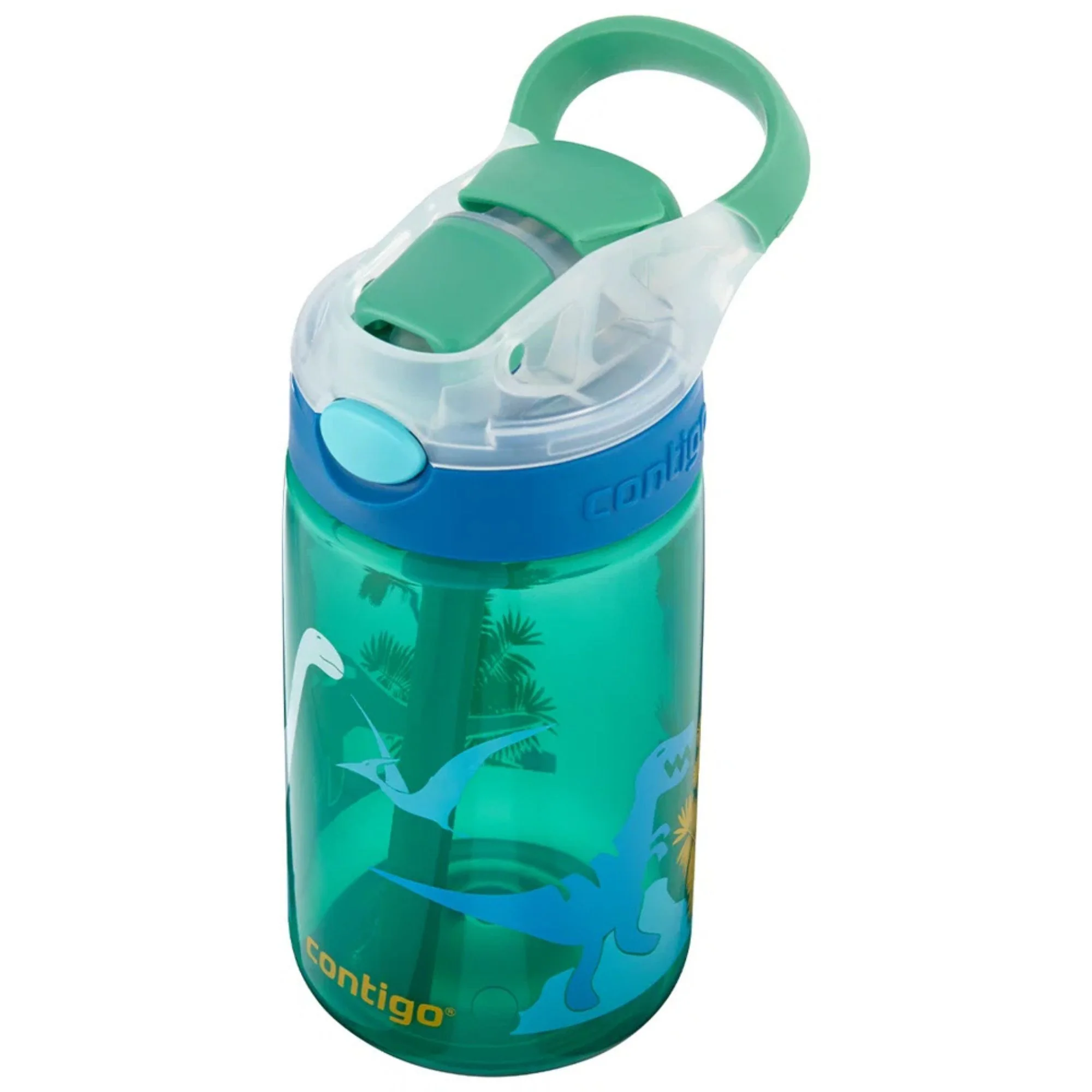 בקבוק שתייה לילדים 420 מ"ל Contigo Gizmo דינוזאור בג'ונגל - Image 3