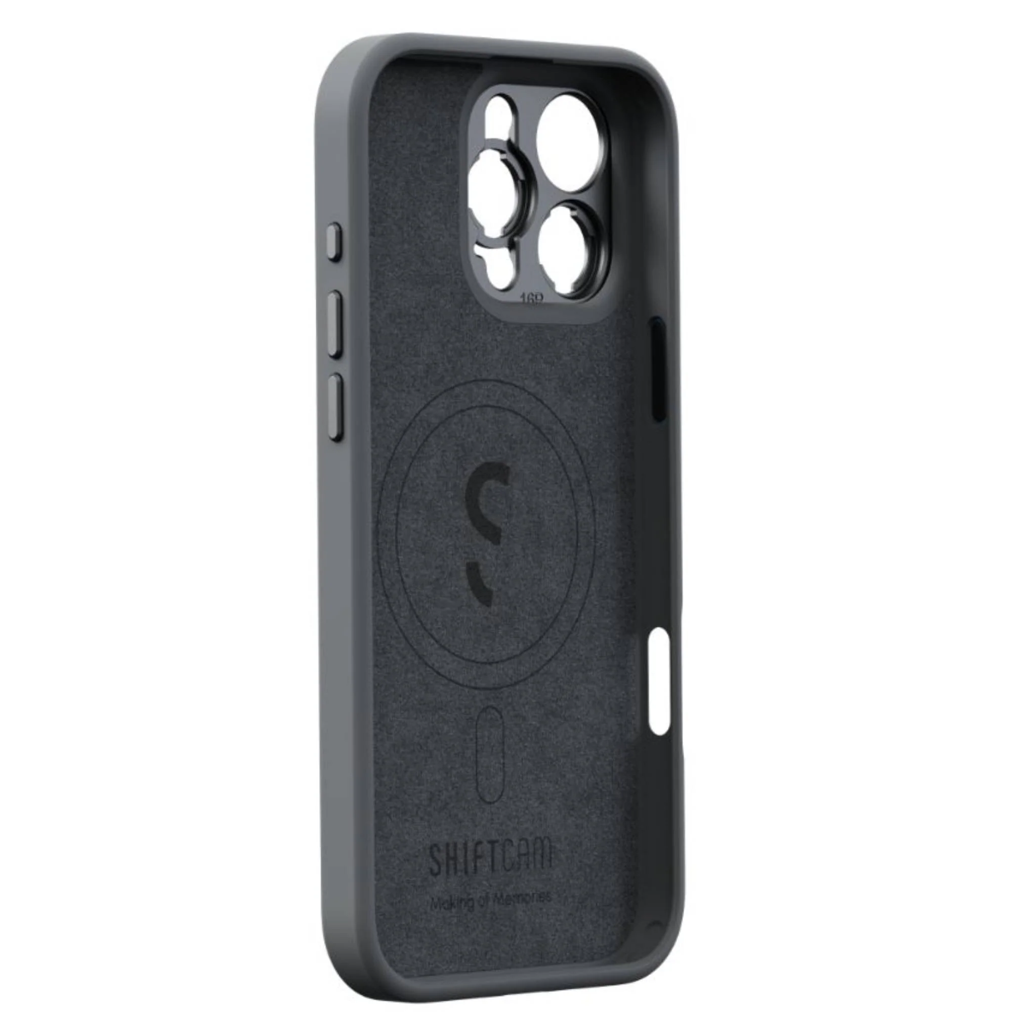 כיסוי טלפון iPhone 16 Pro עם מתאם עדשה Shiftcam Camera Case אפור - Image 4