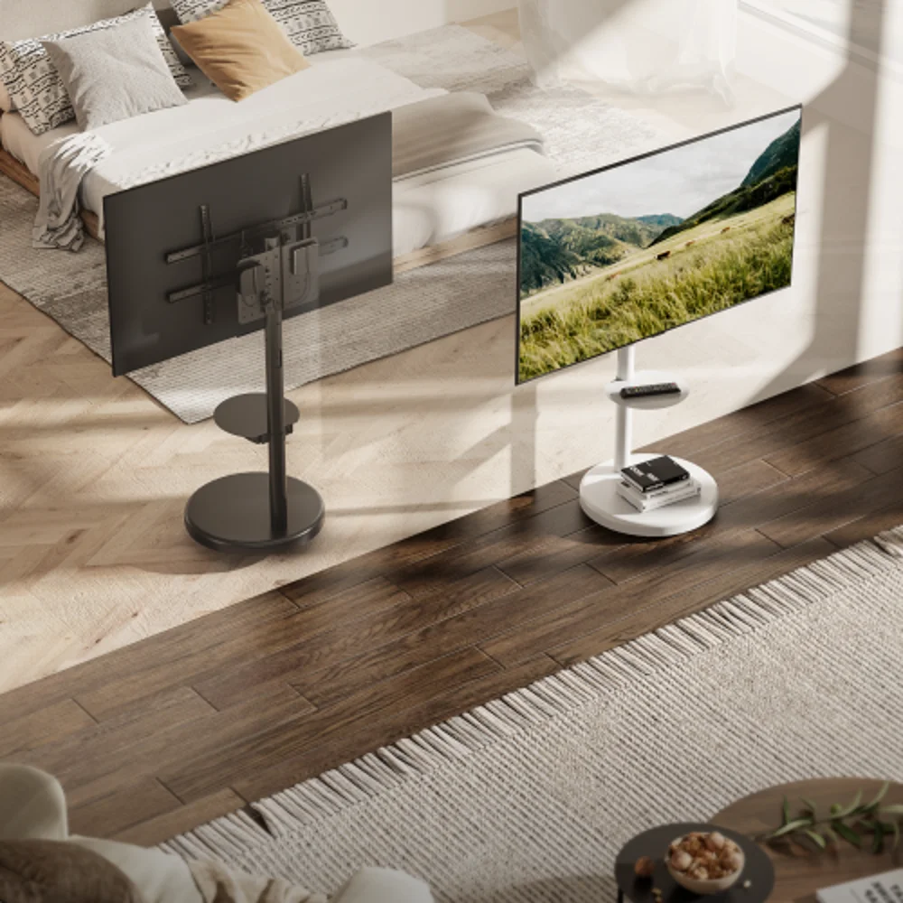 עגלה למסכים Lumi fs38-46tw שחור - Image 3