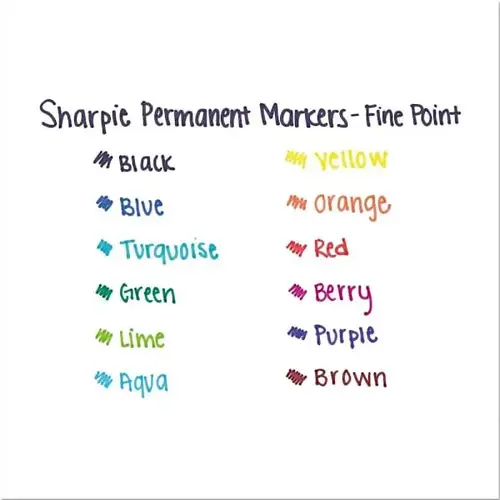 טוש דק שרפי Sharpie 30001 Fine Tip - Image 5