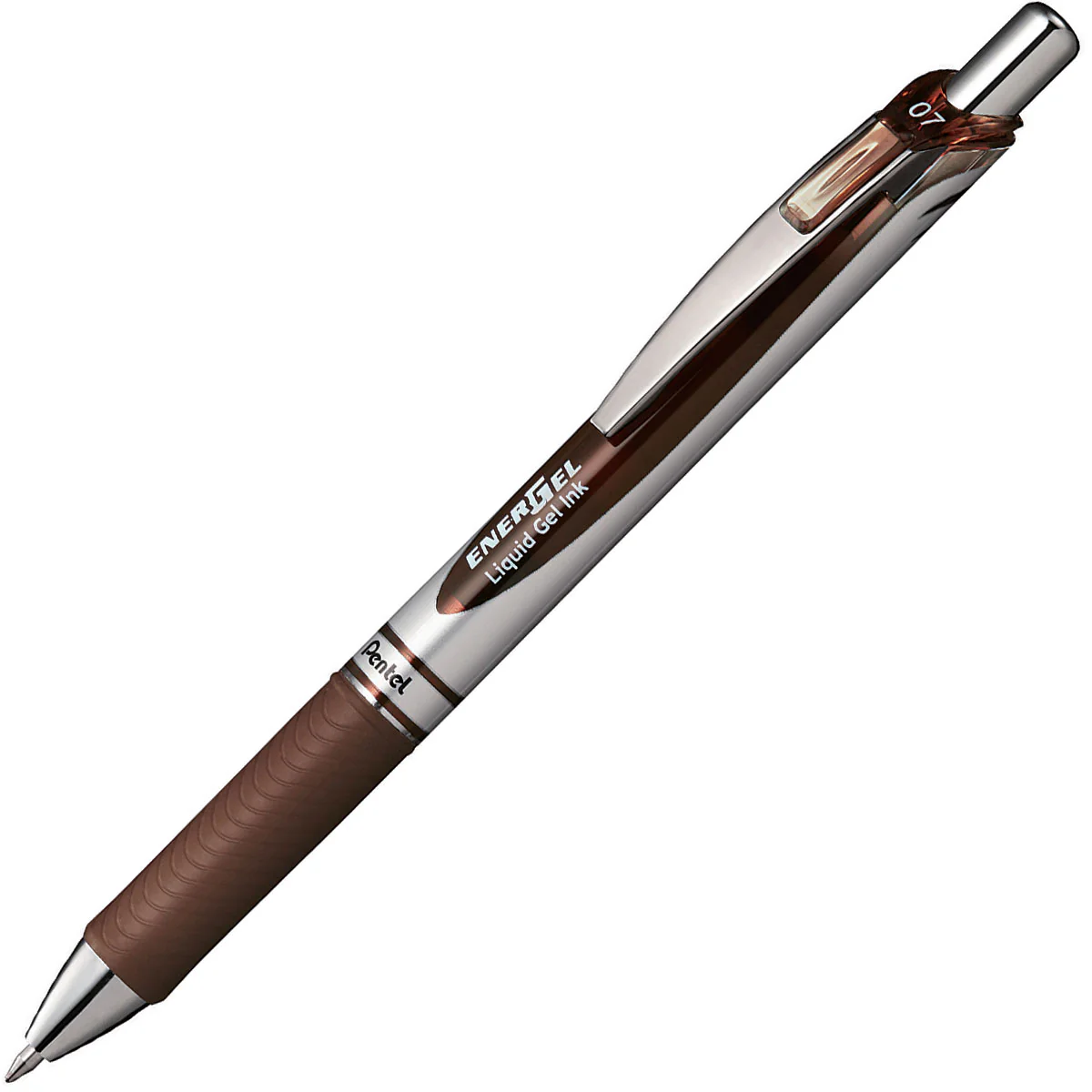 עט רולר ג'ל 0.7 כחול Pentel BLN77 - Image 4
