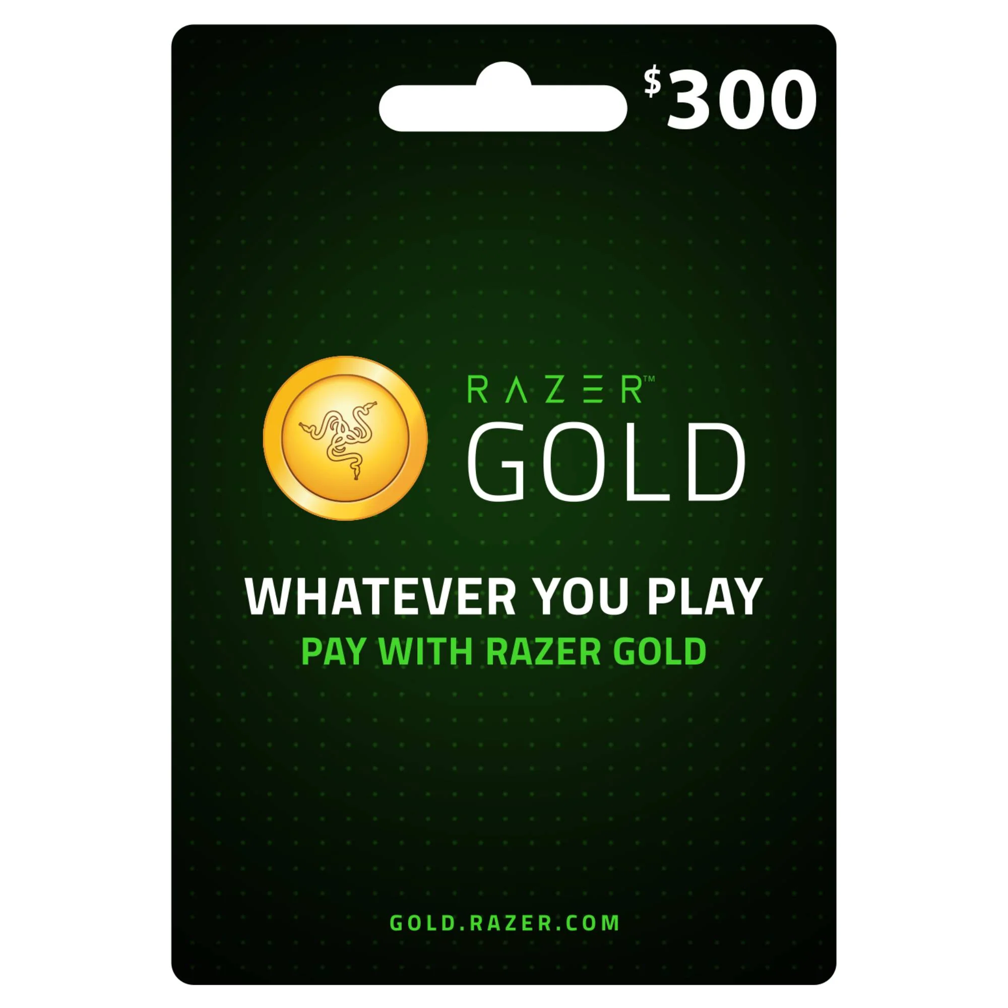 קוד דיגיטלי Razer Gold Top Up 300 USD INT