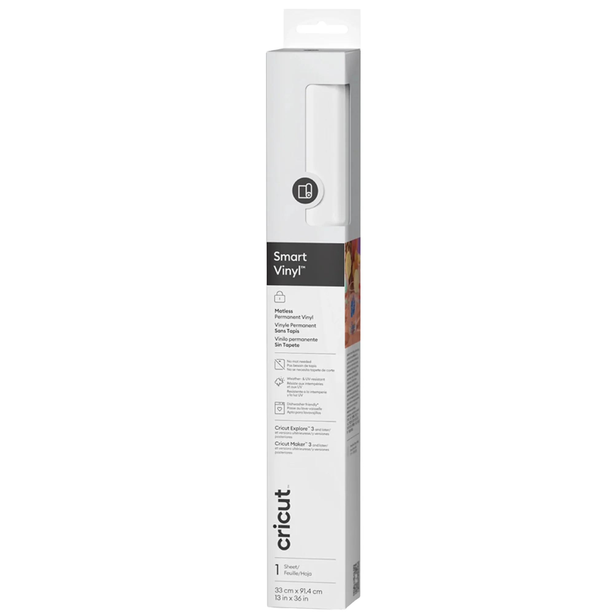 נייר ויניל 33X91סמ Cricut Smart Vinyl Permanent - Image 2