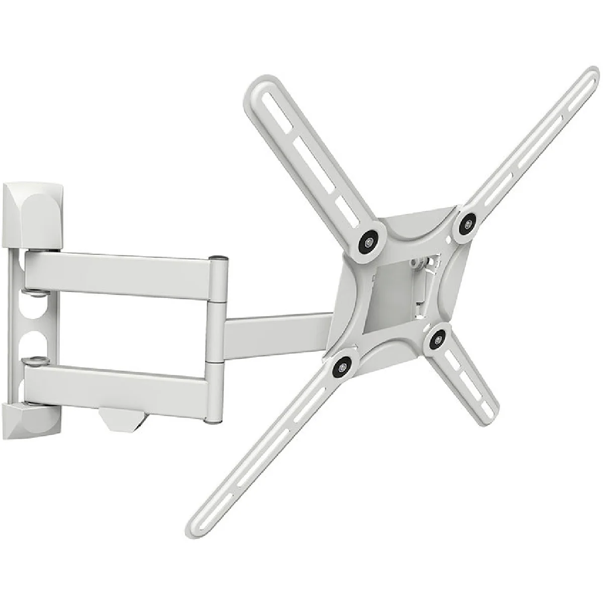 זרוע ברקן לתלייה 4 תנועות למסך 13-65 אינץ' Barkan SP34W לבן