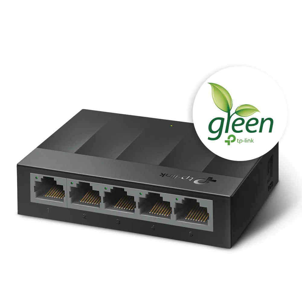 מתג שולחני  5 יציאות במהירות 10/100/1000 דגם: LS1005G מבית TP-Link - Image 2