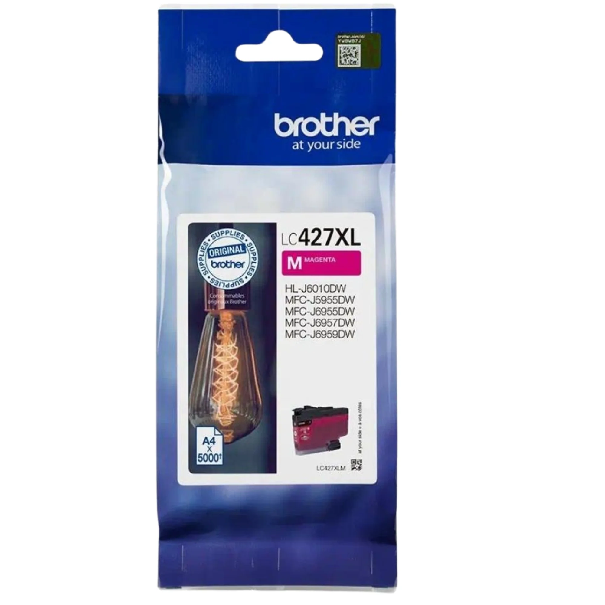 ראש דיו עד 5,000 דף דגם Brother LC427XLM אדום - Image 3