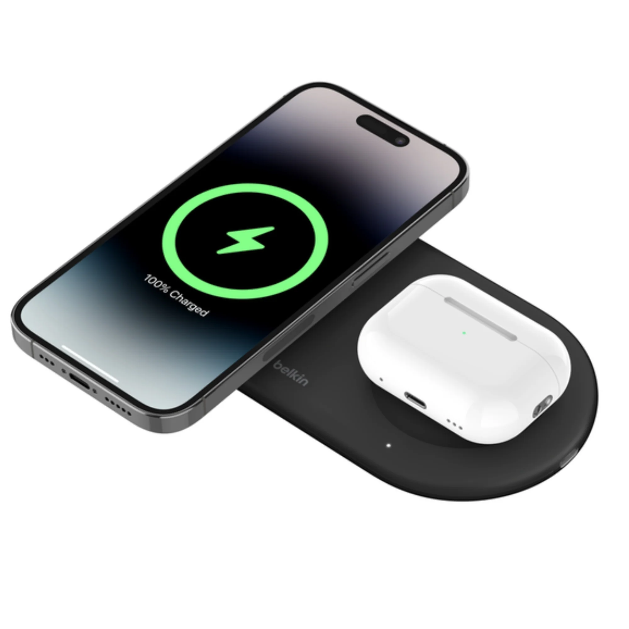 משטח טעינה BoostCharge 2in1 Qi2/MagSafe 15W - Image 2