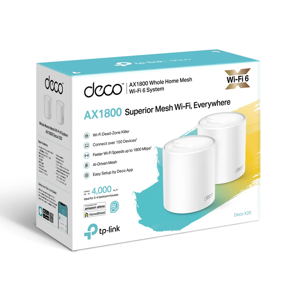 מגדיל טווח MESH Deco X20 (2 יחידות) Tp-Link - Image 4