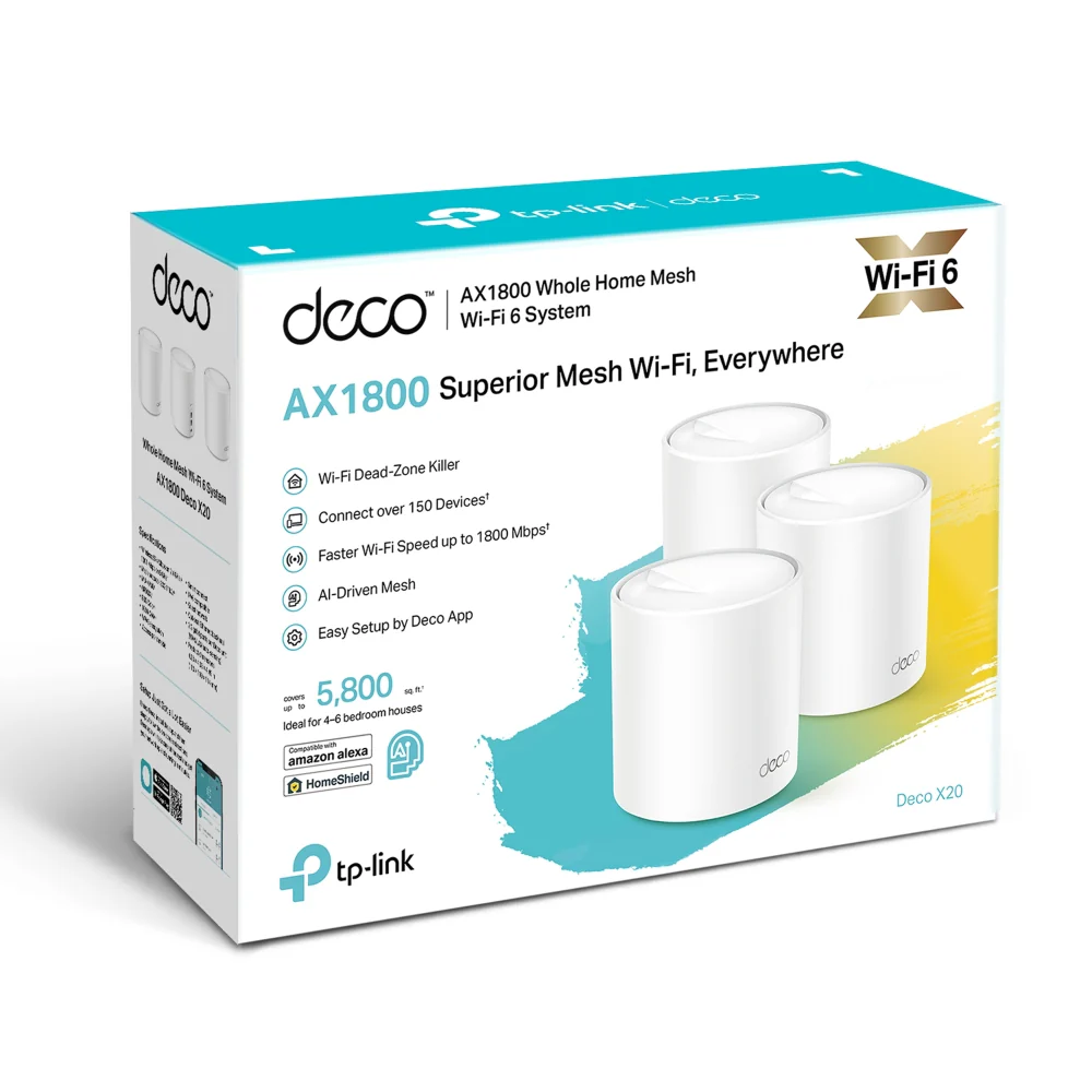 מגדיל טווח MESH Deco X20 (3 יחידות) Tp-Link - Image 4
