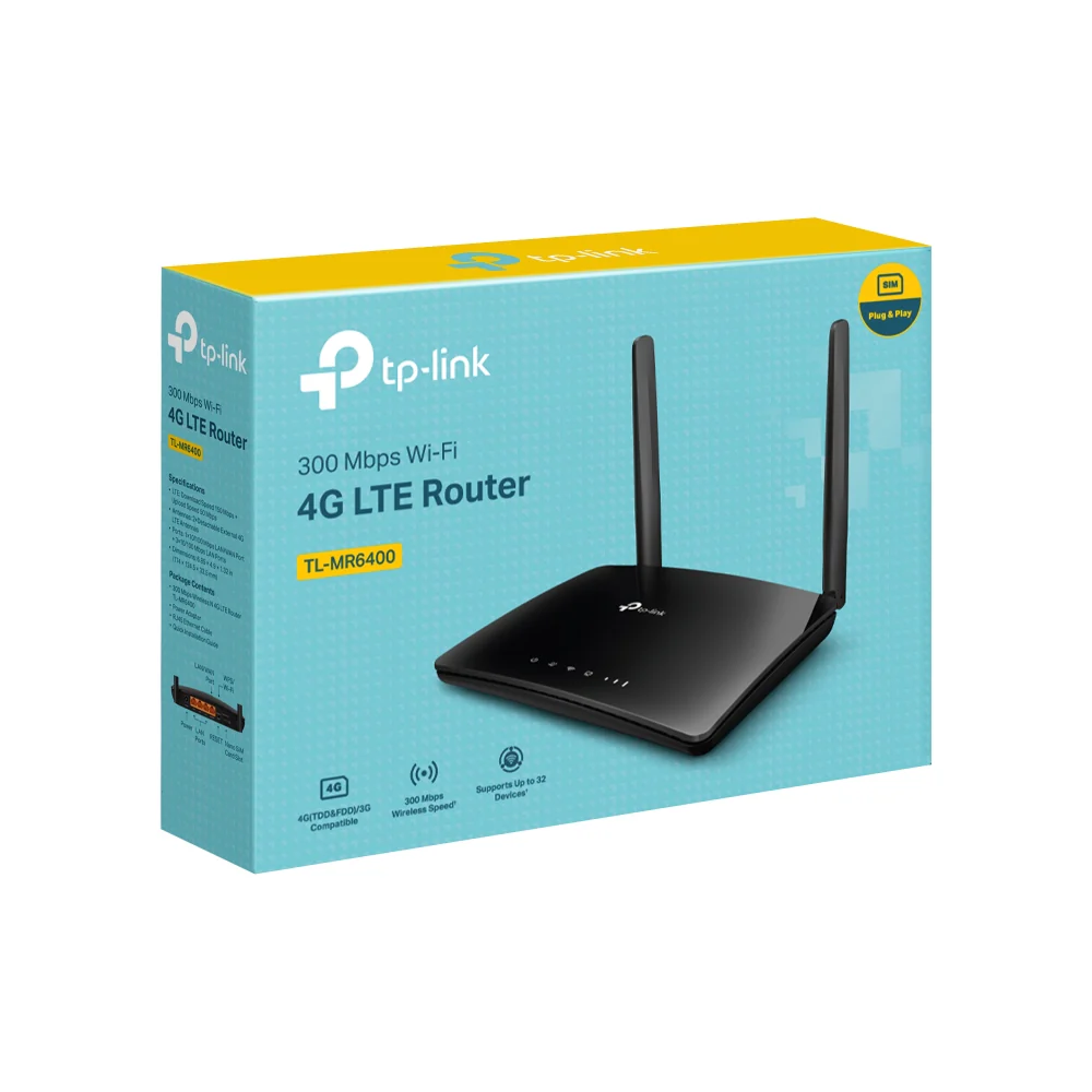 נתב אלחוטי MR6400 Wireless N 4G LTE Router TP-link - Image 7