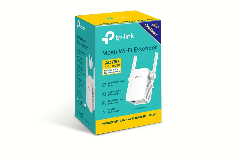 מגדיל טווח RE205 AC750 Wi-Fi Range Extender TP-link - Image 4