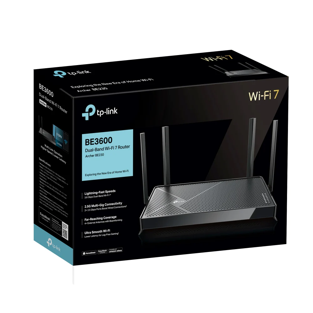 נתב אלחוטי TP-Link Archer BE230 BE3600 WI-FI 7 - Image 6