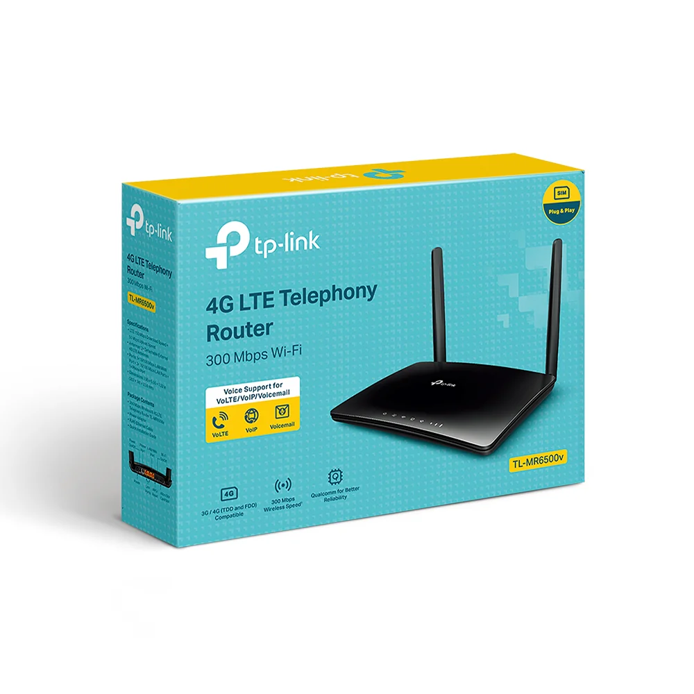 נתב אלחוטי Tp-link TL-MR6500v N300 4G LTE Router - Image 6