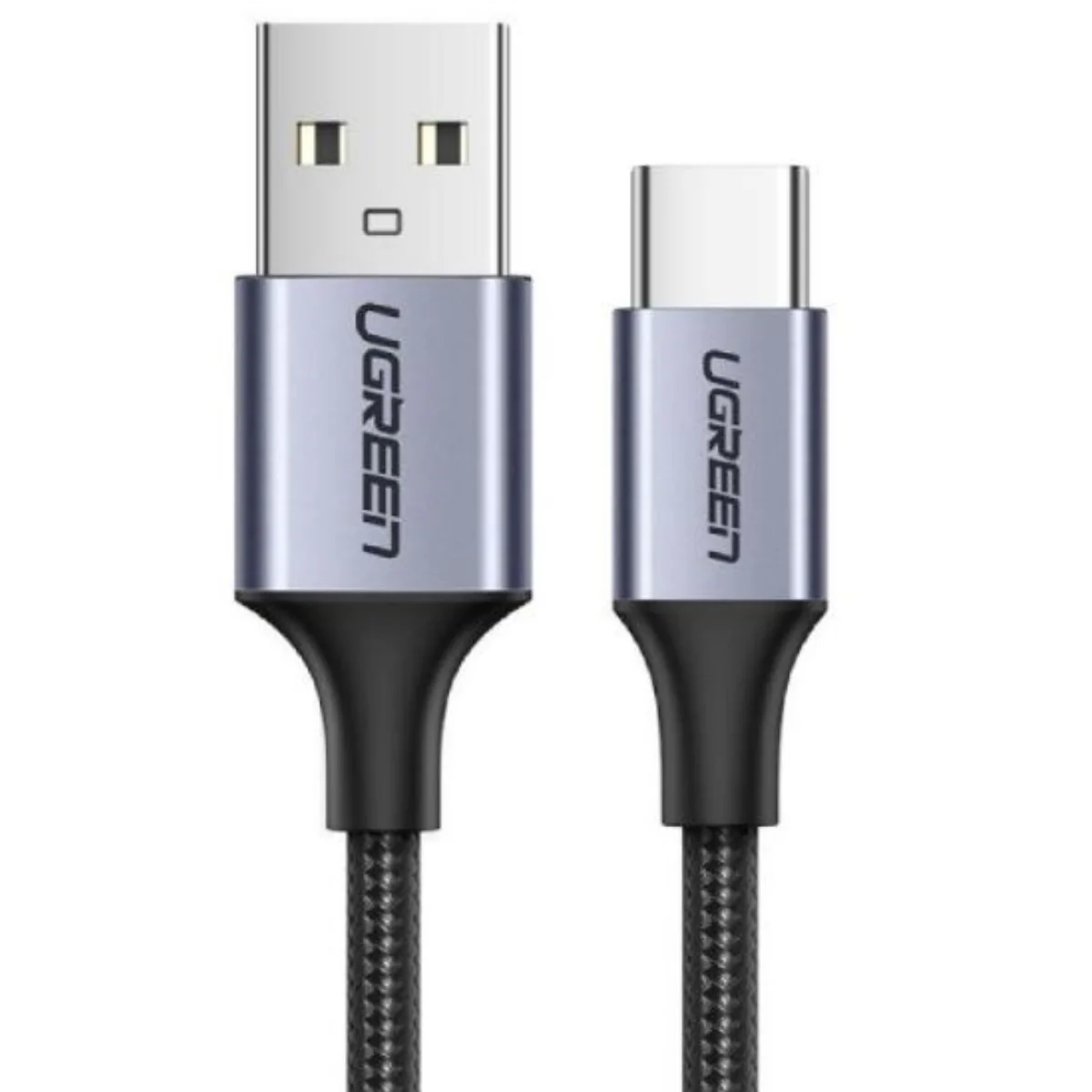 כבל סנכרון Ugreen 3M USB-A to Type-C שחור אפור