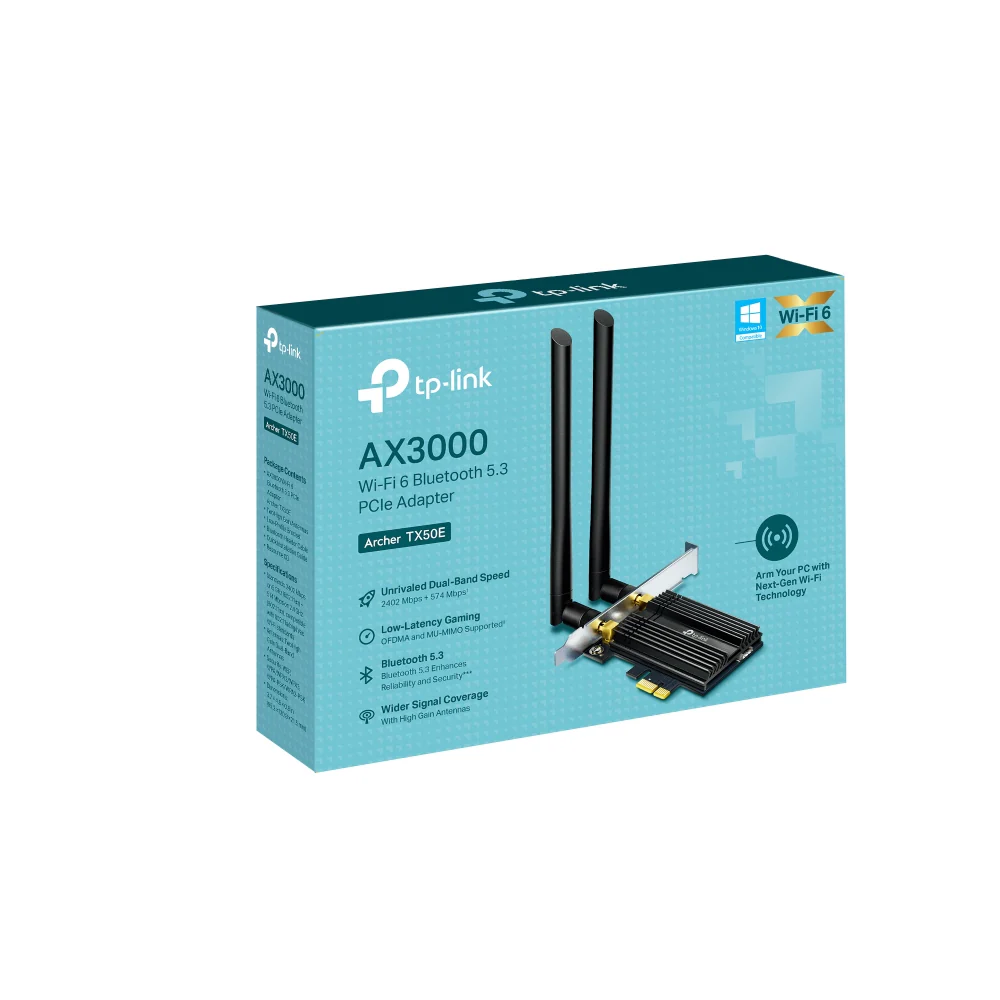 כרטיס רשת Archer TX50E AX3000 Wi-Fi 6 TP-link - Image 4