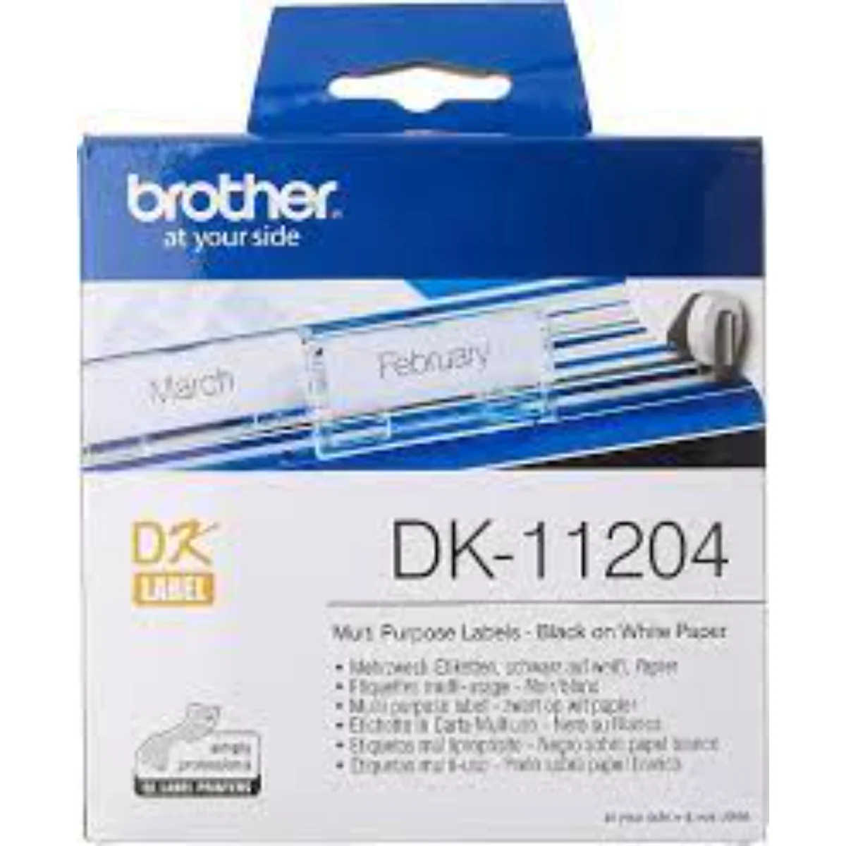 סרט מדבקה Brother DK-11204