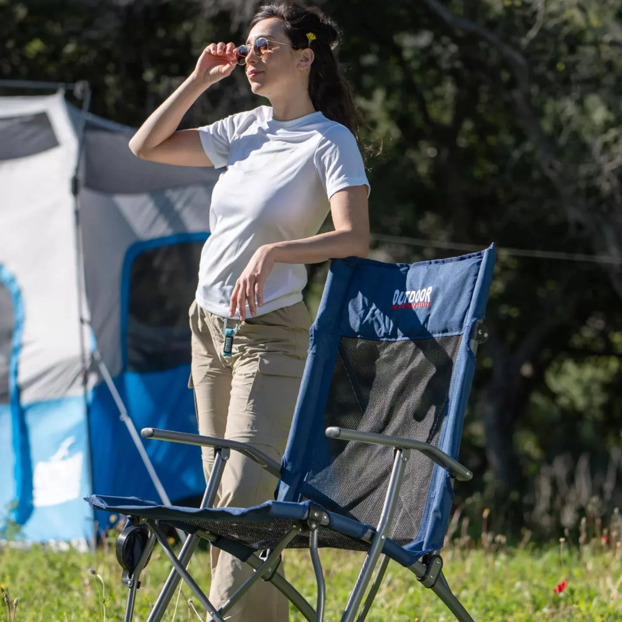 כסא ים Mesh Outdoor Revolution Lounger - Image 3