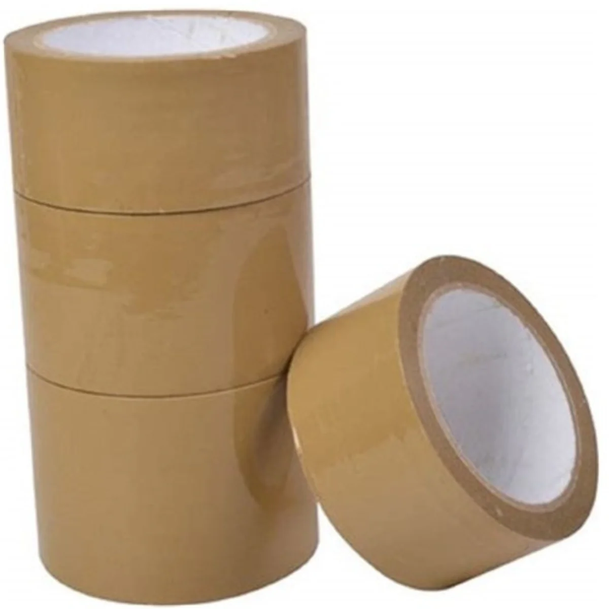 סרט אריזה PVC דביק חום 2" 100 מ
