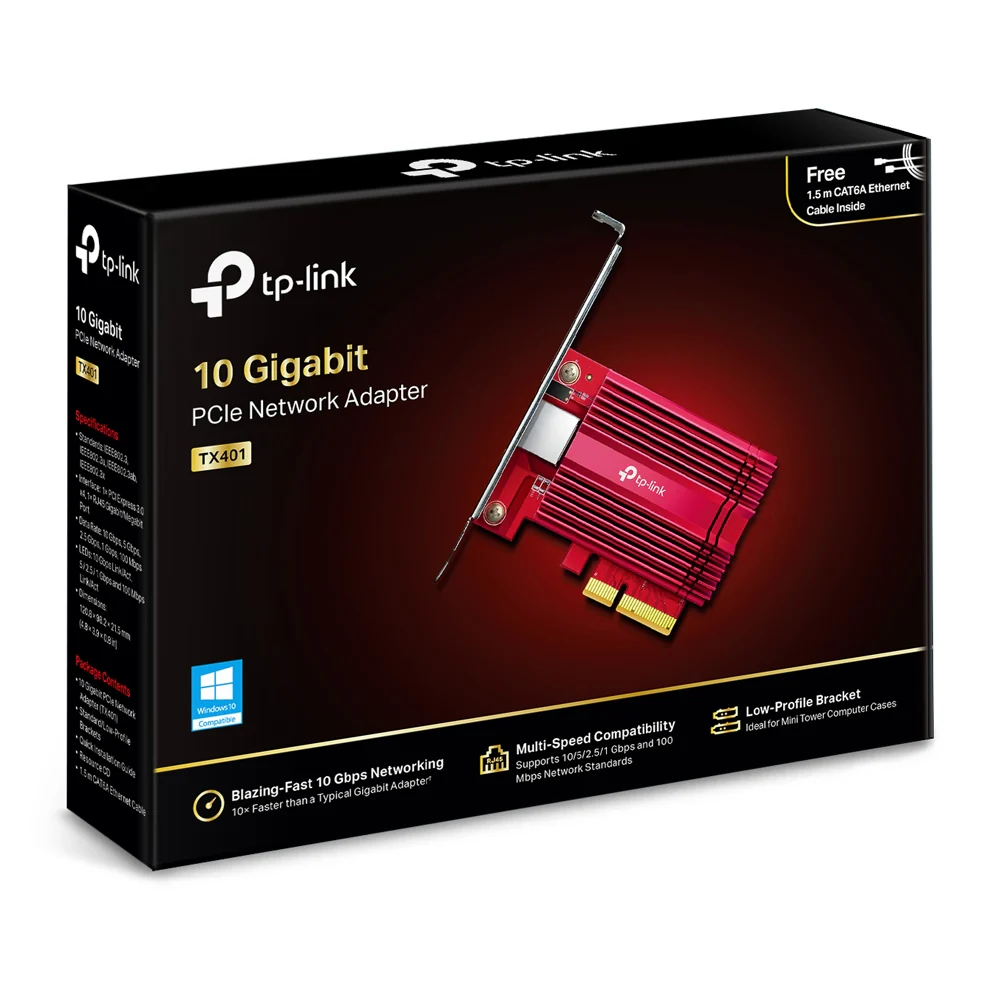 כרטיס רשת TX401 10 Gigabit PCI Express Network Tp-Link - Image 7