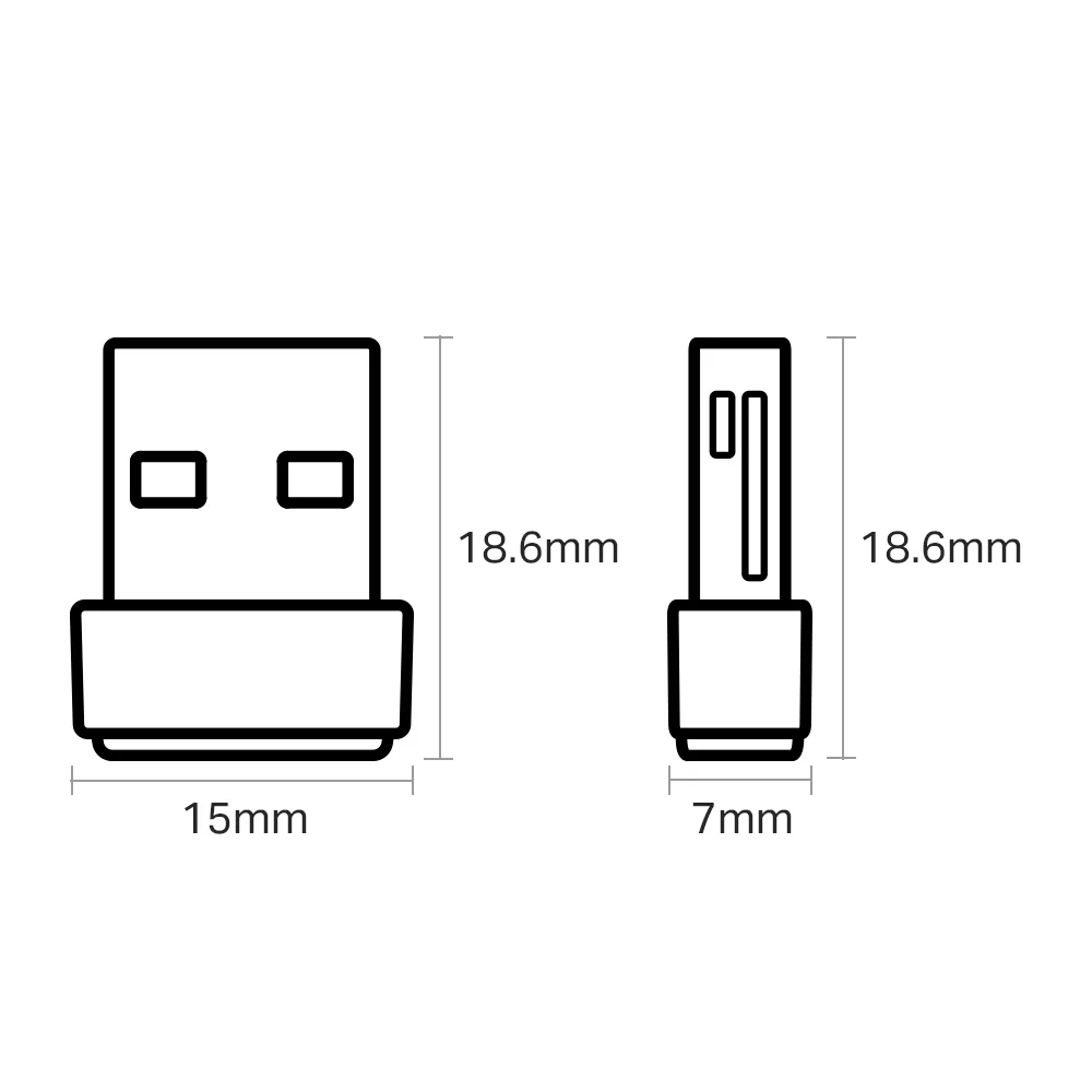 כרטיס רשת USB אלחוטי AC600 Archer T2U Nano Tp-Link - Image 4