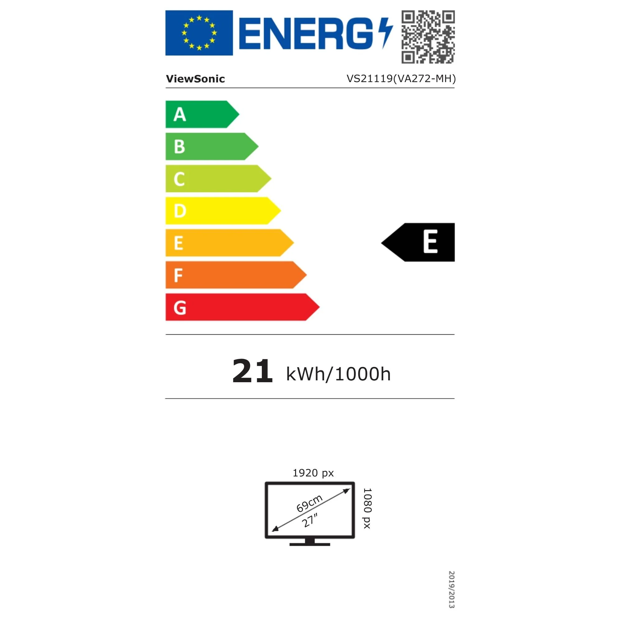 מסך מחשב ''27 ViewSonic VA272-MH FHD IPS 100HZ - Image 6