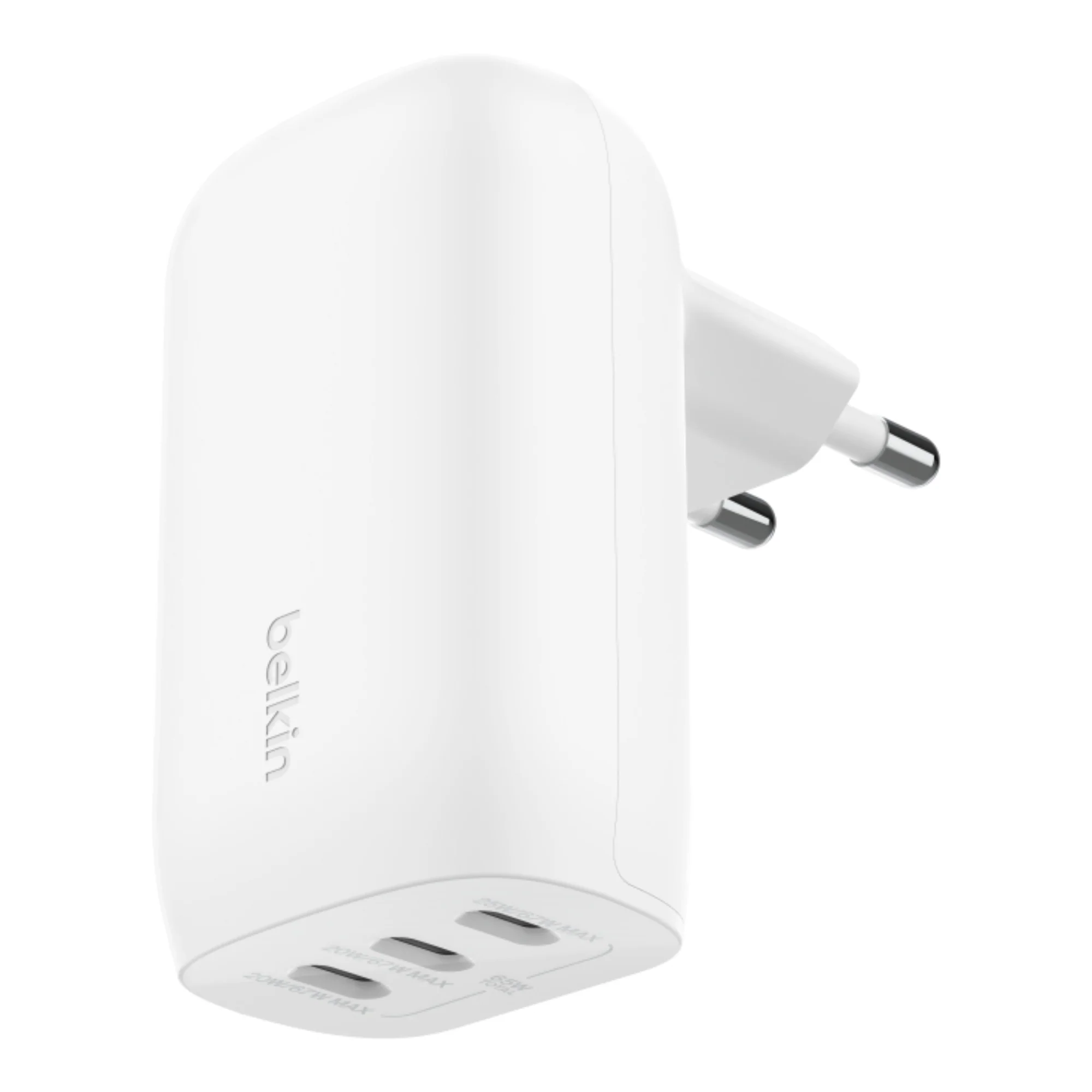 מטען קיר 67w Trio Usb-c Pd With Pps לבן - Image 4