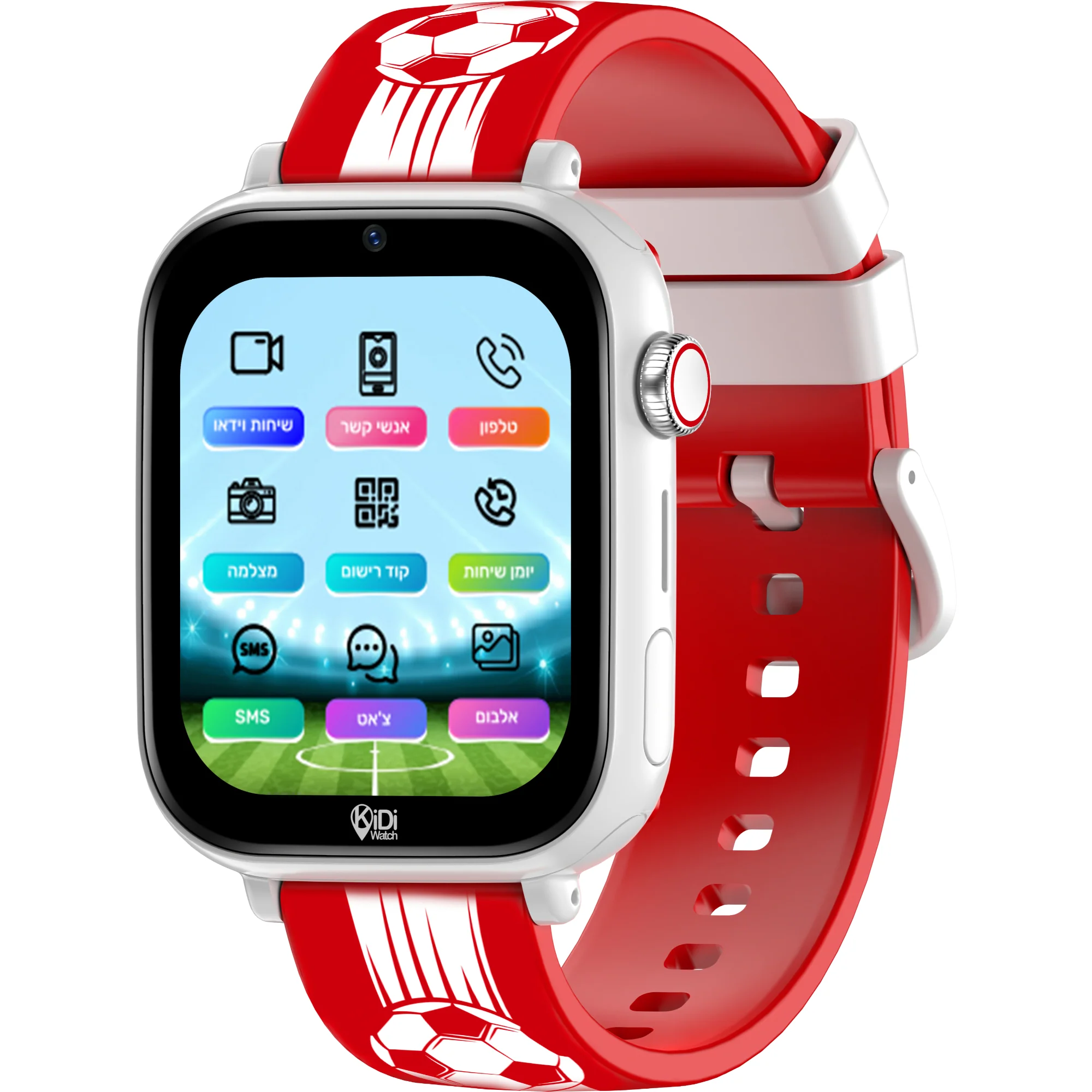 שעון חכם LBS 4G לילדים KidiWatch דגם CHAMPION כדורגל - Image 3
