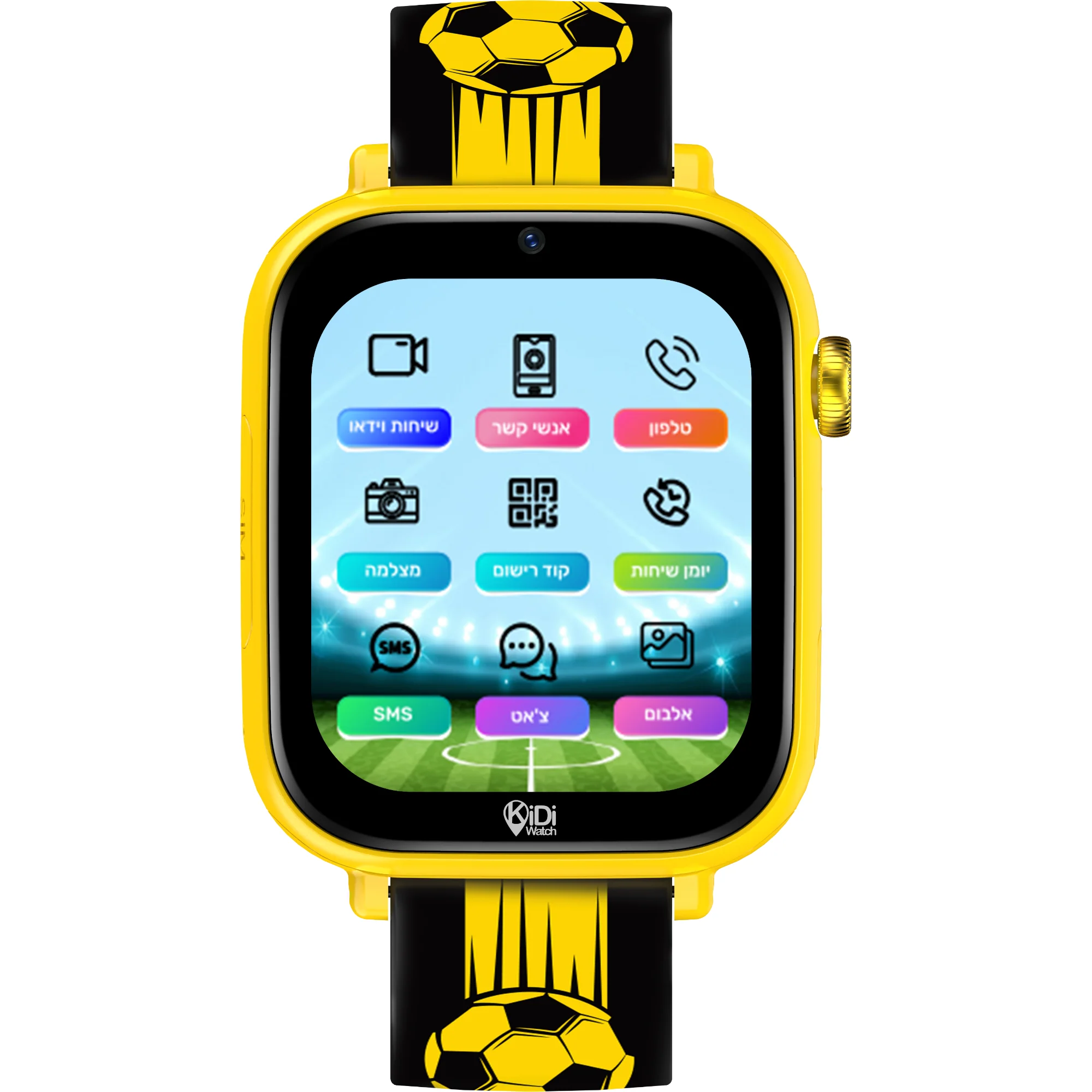 שעון חכם LBS 4G לילדים KidiWatch דגם CHAMPION כדורגל - Image 6