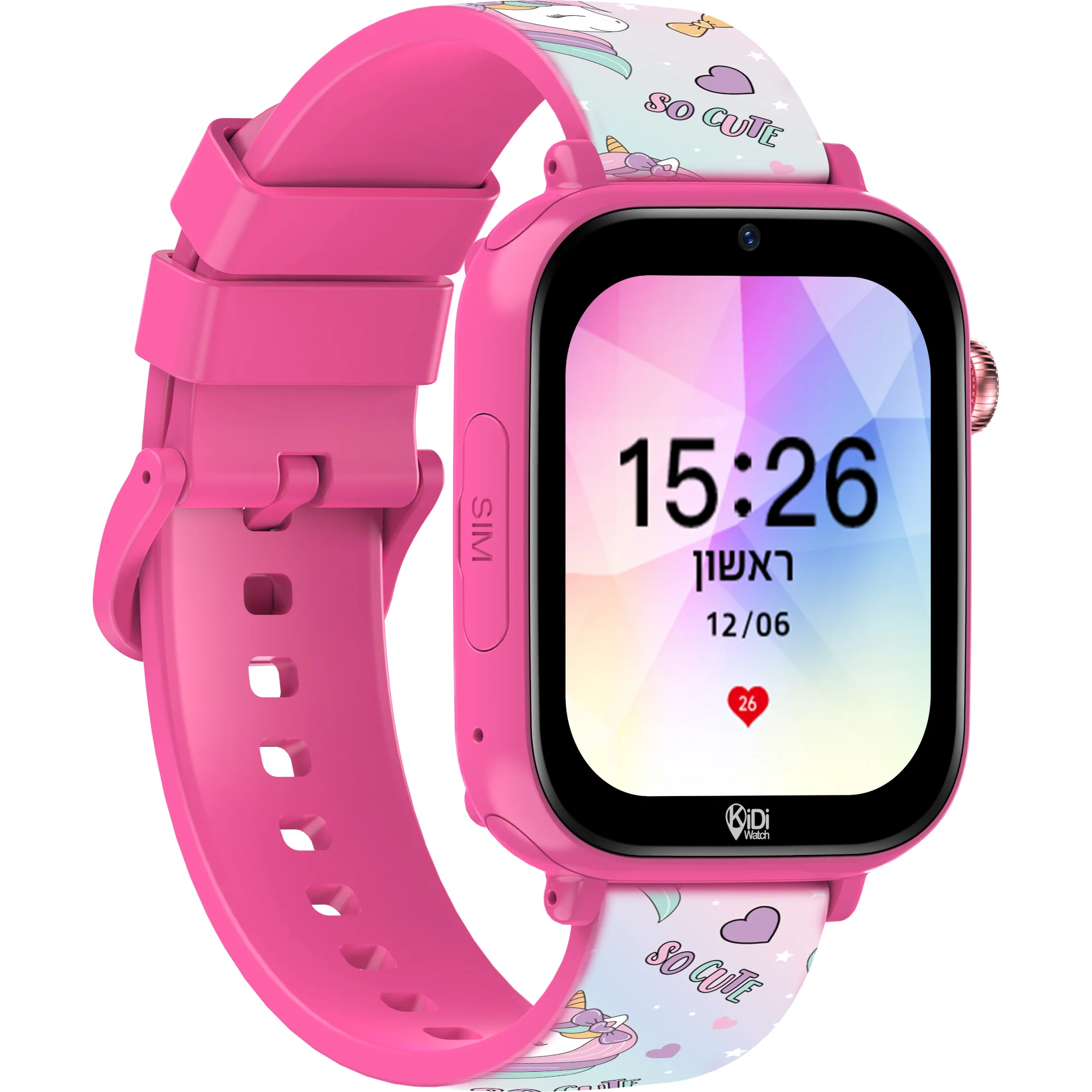 שעון חכם LBS 4G לילדים KidiWatch דגם SWEET - Image 3
