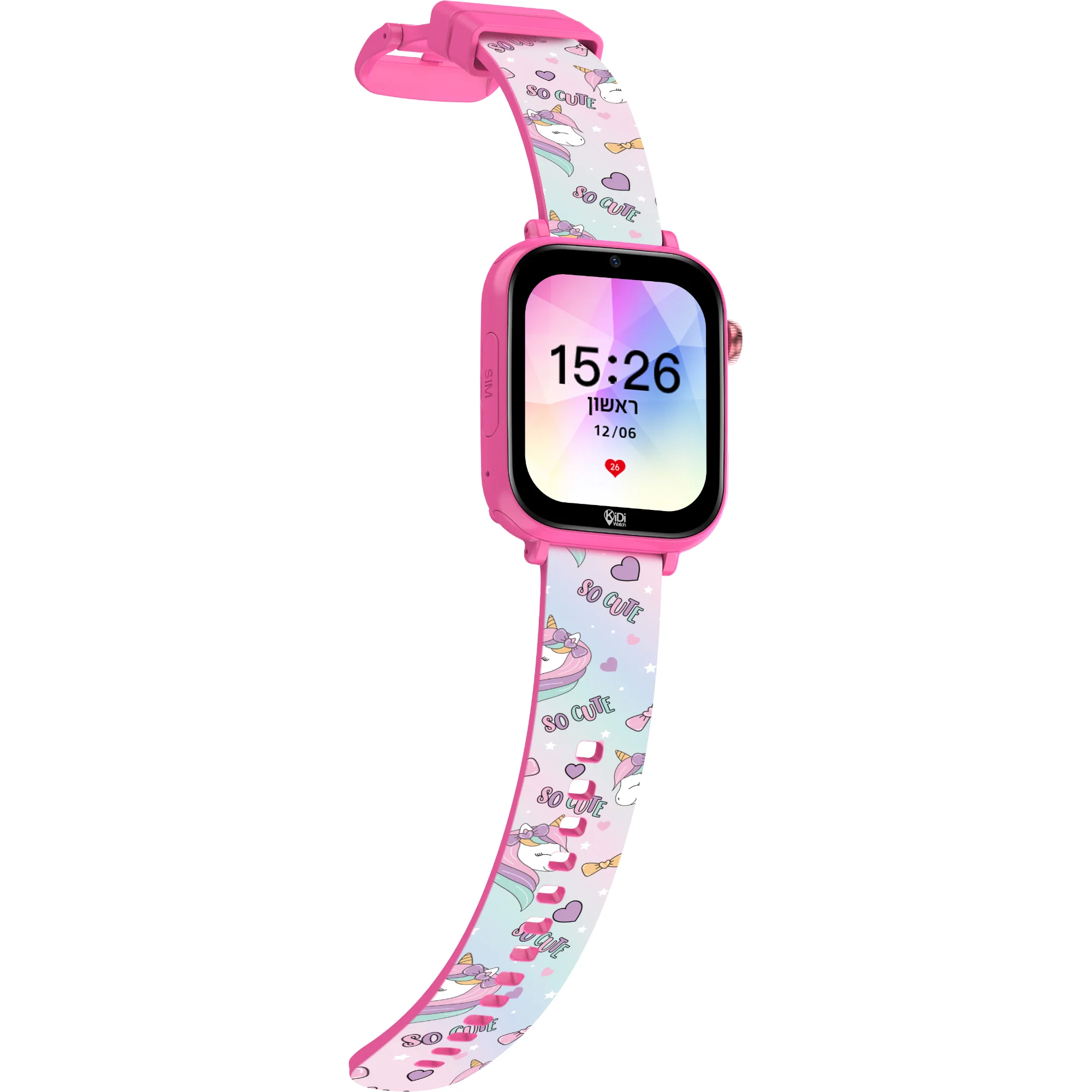 שעון חכם LBS 4G לילדים KidiWatch דגם SWEET - Image 4