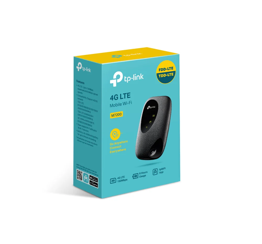 נתב נייד M7200 4G LTE Mobile Wi-Fi TP-link - Image 5
