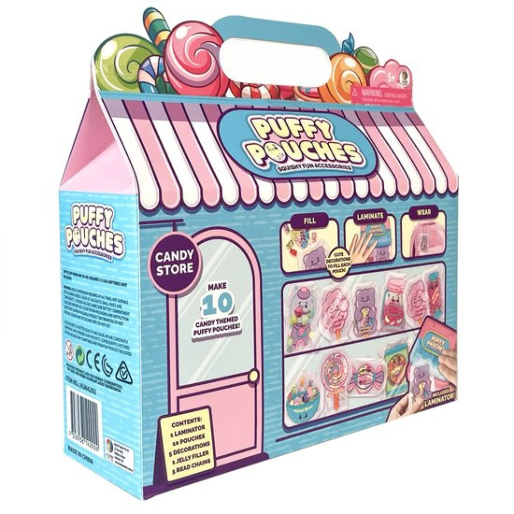 סט יצירה  Puffy Pouches חנות ממתקים - Image 2