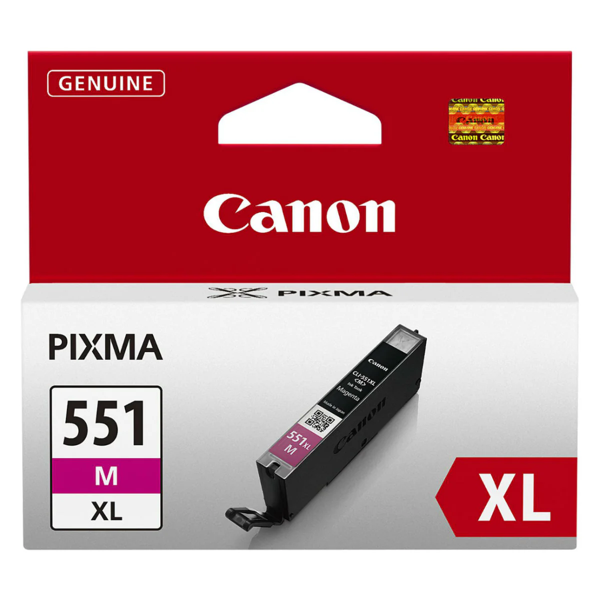 ראש דיו Canon CLI-551XLM אדום