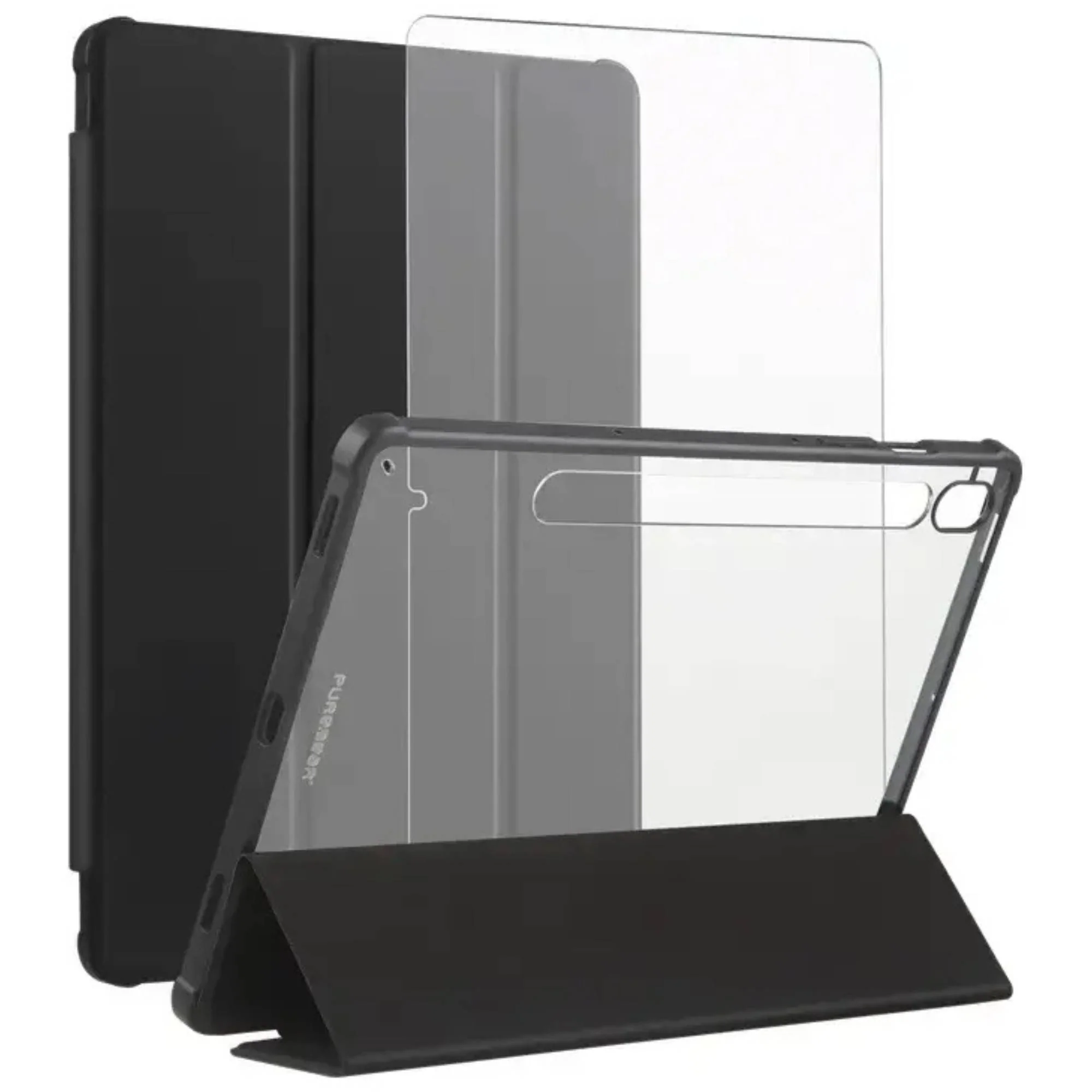 כיסוי ל-Galaxy Tab A11 Plus עם מגן זכוכית PureGear Folio Cover