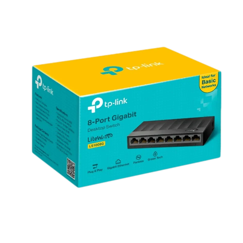 מתג רשת LS1008G 8-Port Desktop Switch מבית TP-LINK - Image 3