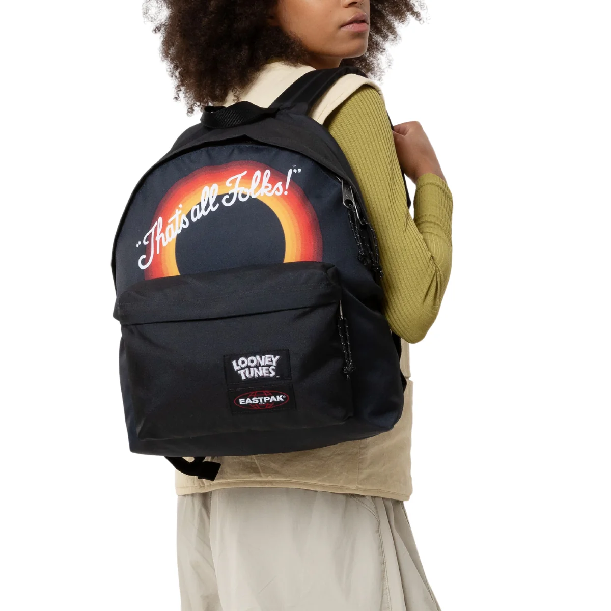 תיק גב Eastpak Padded Pak'r Eastpak Looney Tune  שחור כתום - Image 3