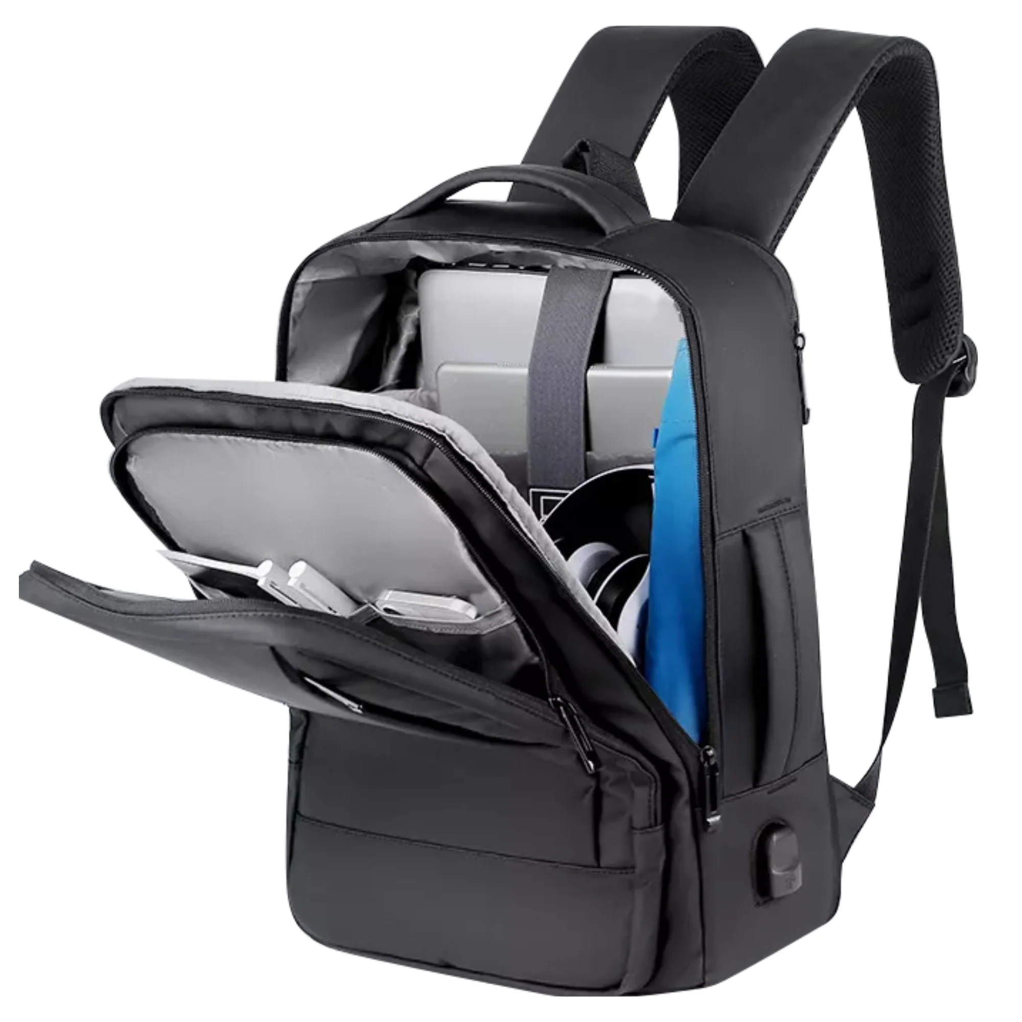 תיק גב Premium Bag "17 כולל USB - Image 4